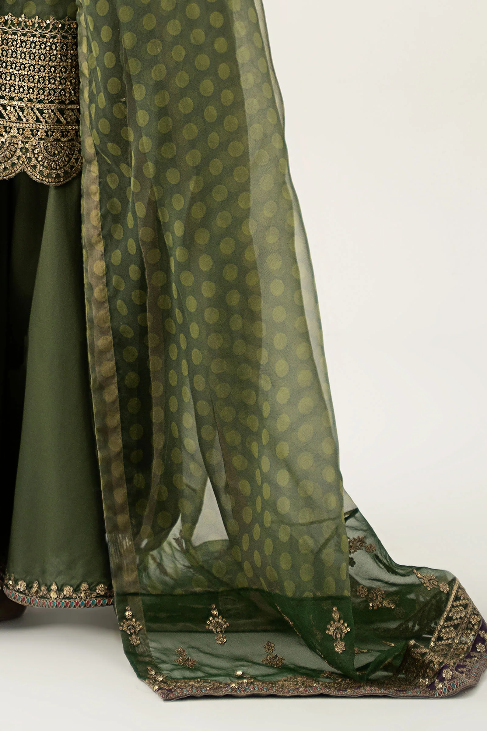 3 Piece Embroidered Suit - Image 5