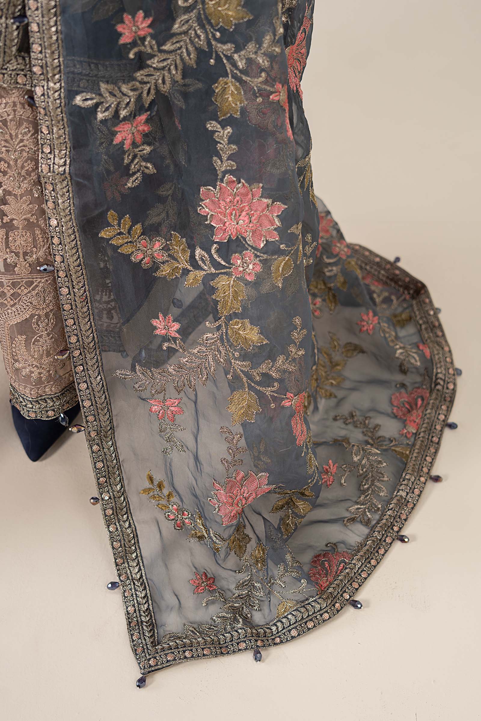 3 Piece Embroidered Suit - Image 5