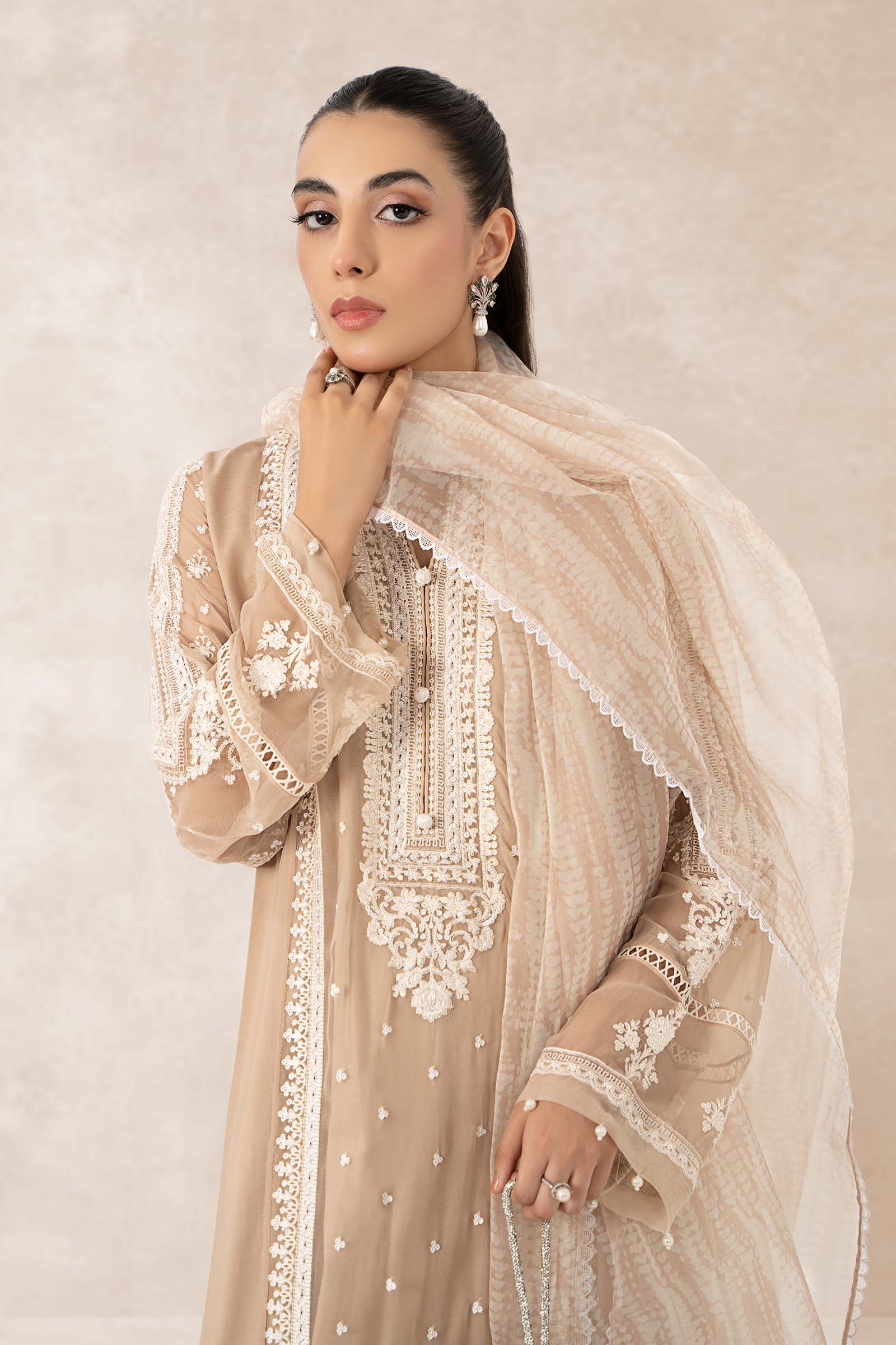 3 Piece Embroidered Suit - Image 2
