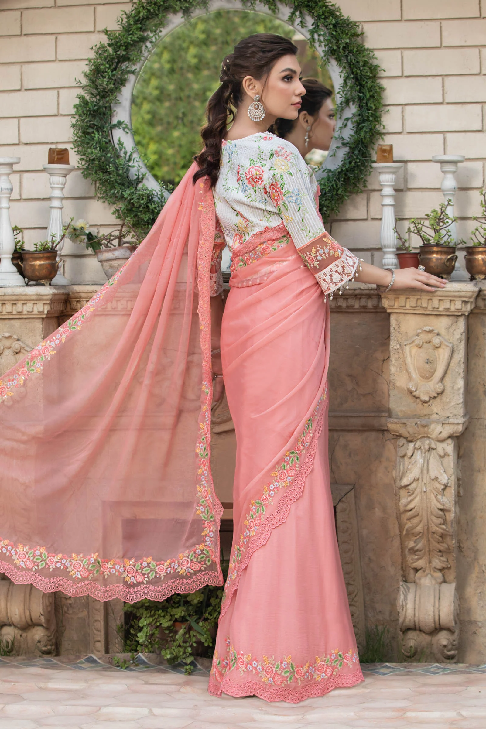 Saree Pink SF-EF23-31 - Image 5