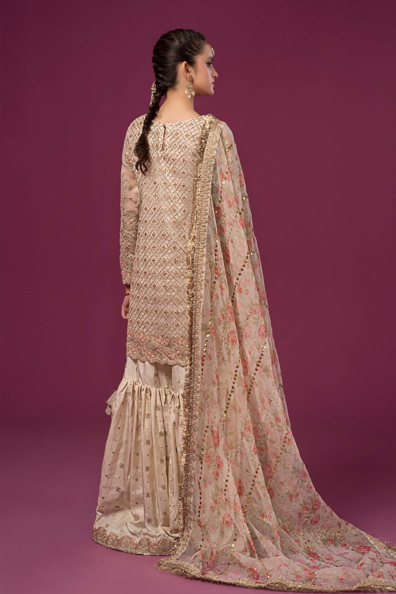 3 Piece Embroidered Organza Suit - Image 8