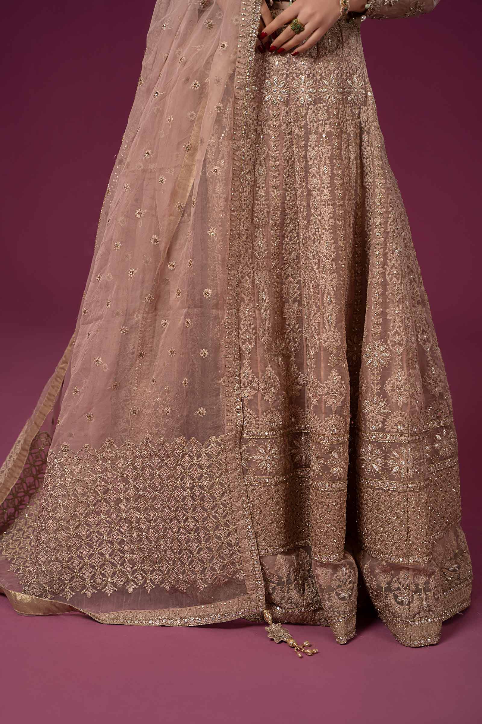 3 Piece Embroidered Organza Suit - Image 4