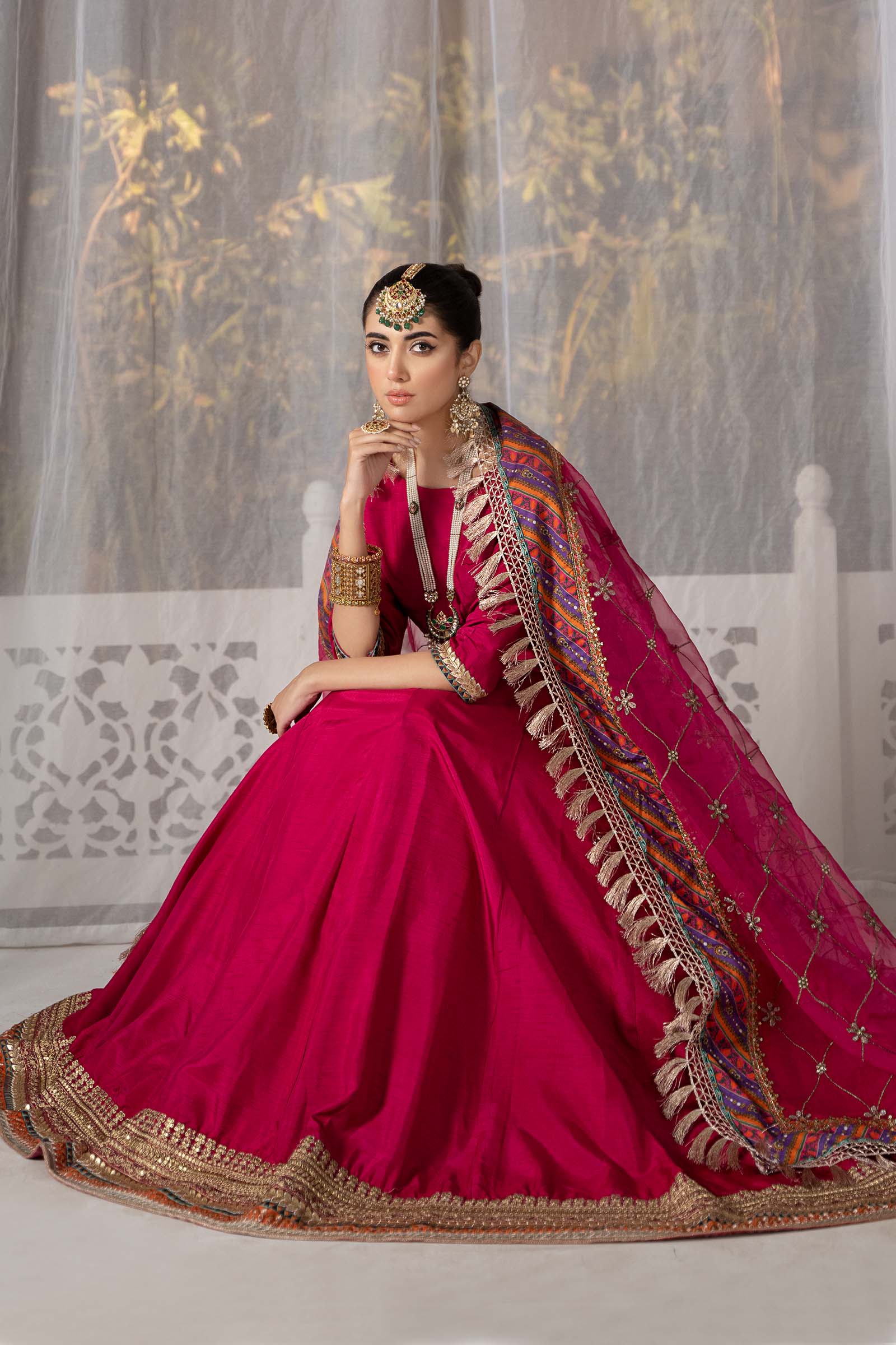 3 Piece Dyed Raw Silk Suit - Image 4