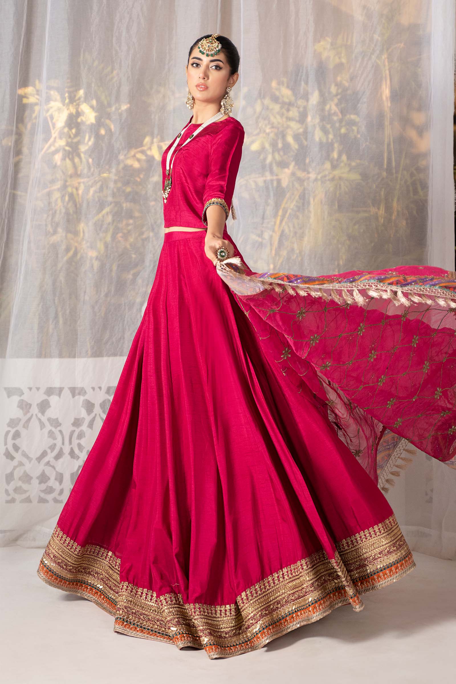 3 Piece Dyed Raw Silk Suit - Image 8