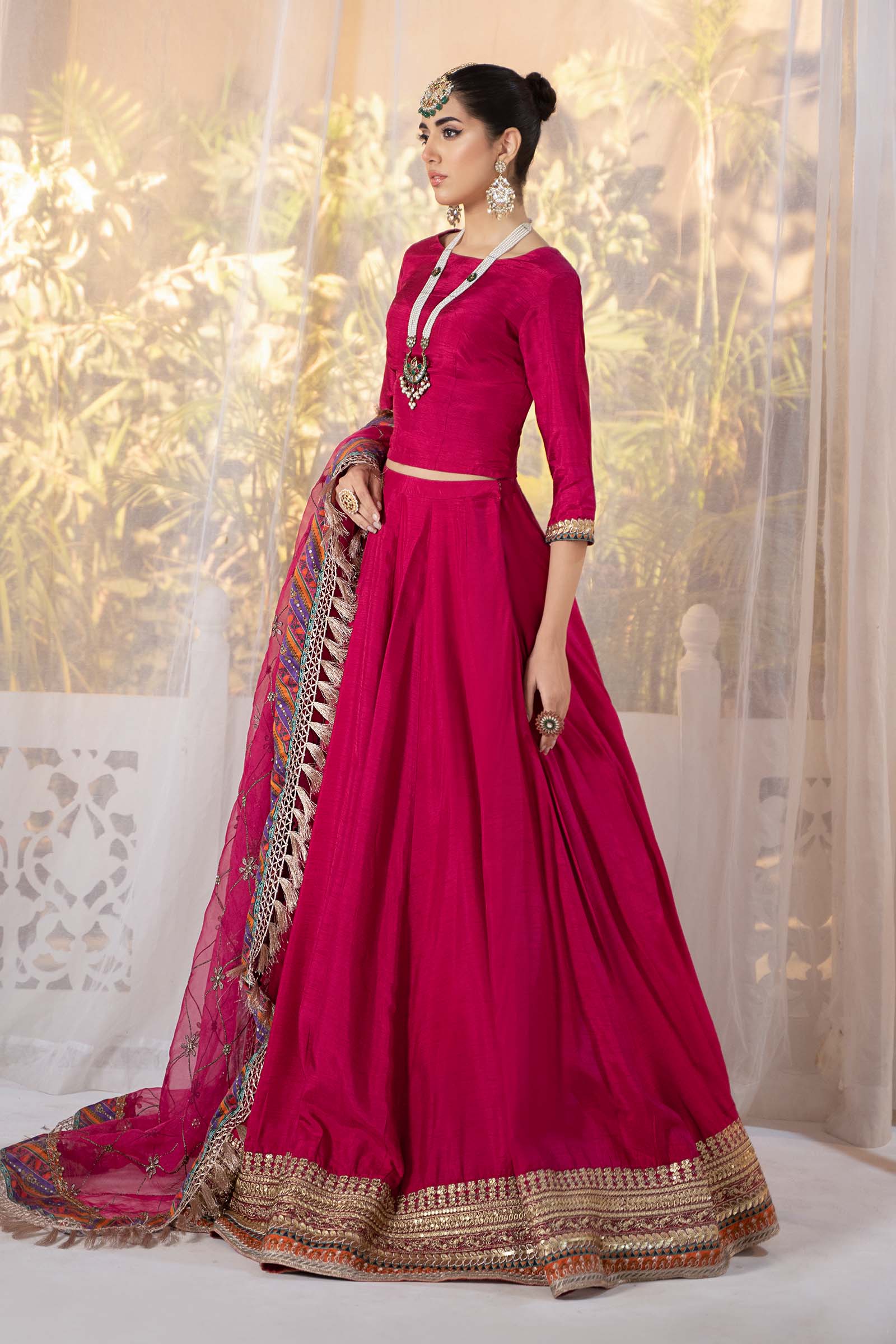 3 Piece Dyed Raw Silk Suit - Image 9