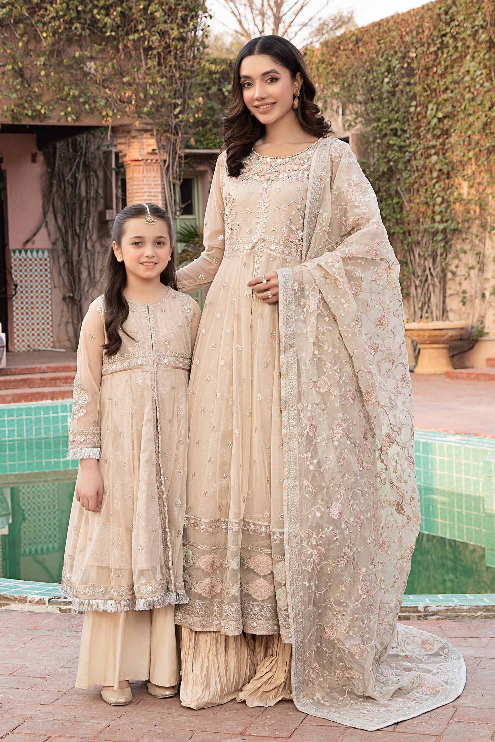 3 Piece Embroidered Net Suit - Image 2
