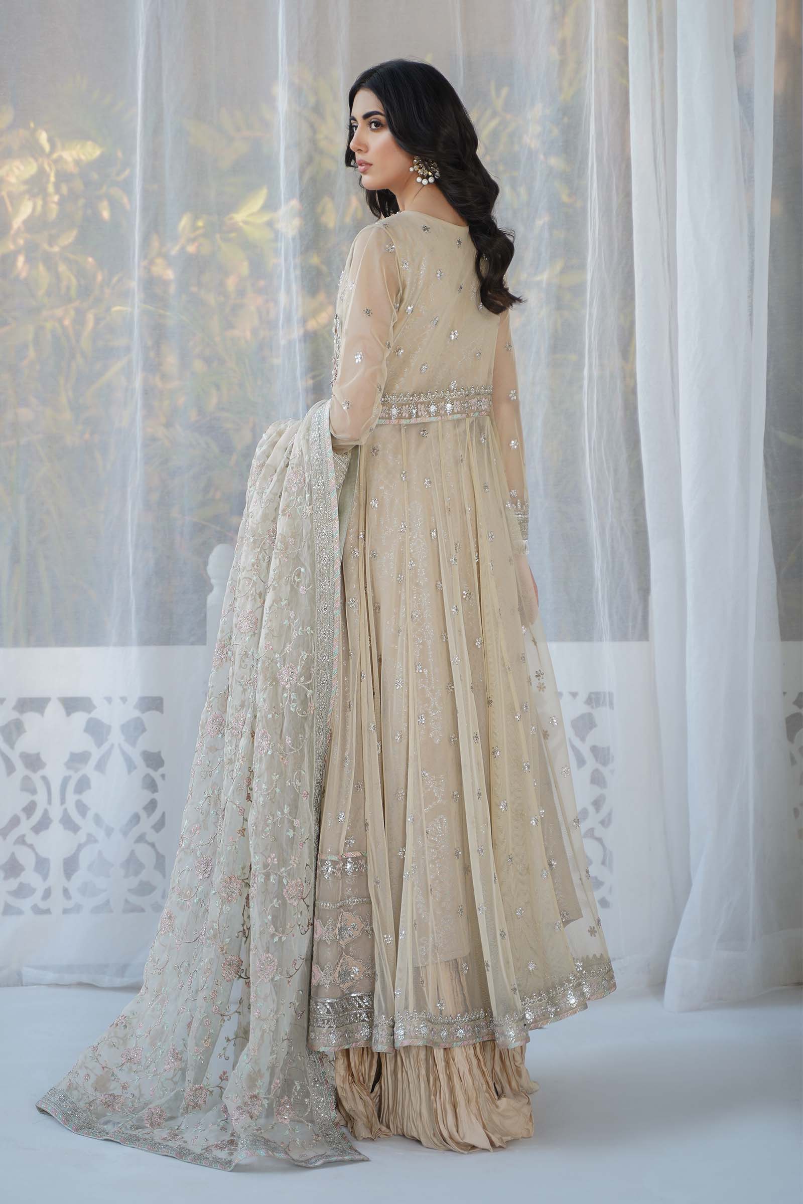 3 Piece Embroidered Net Suit - Image 8