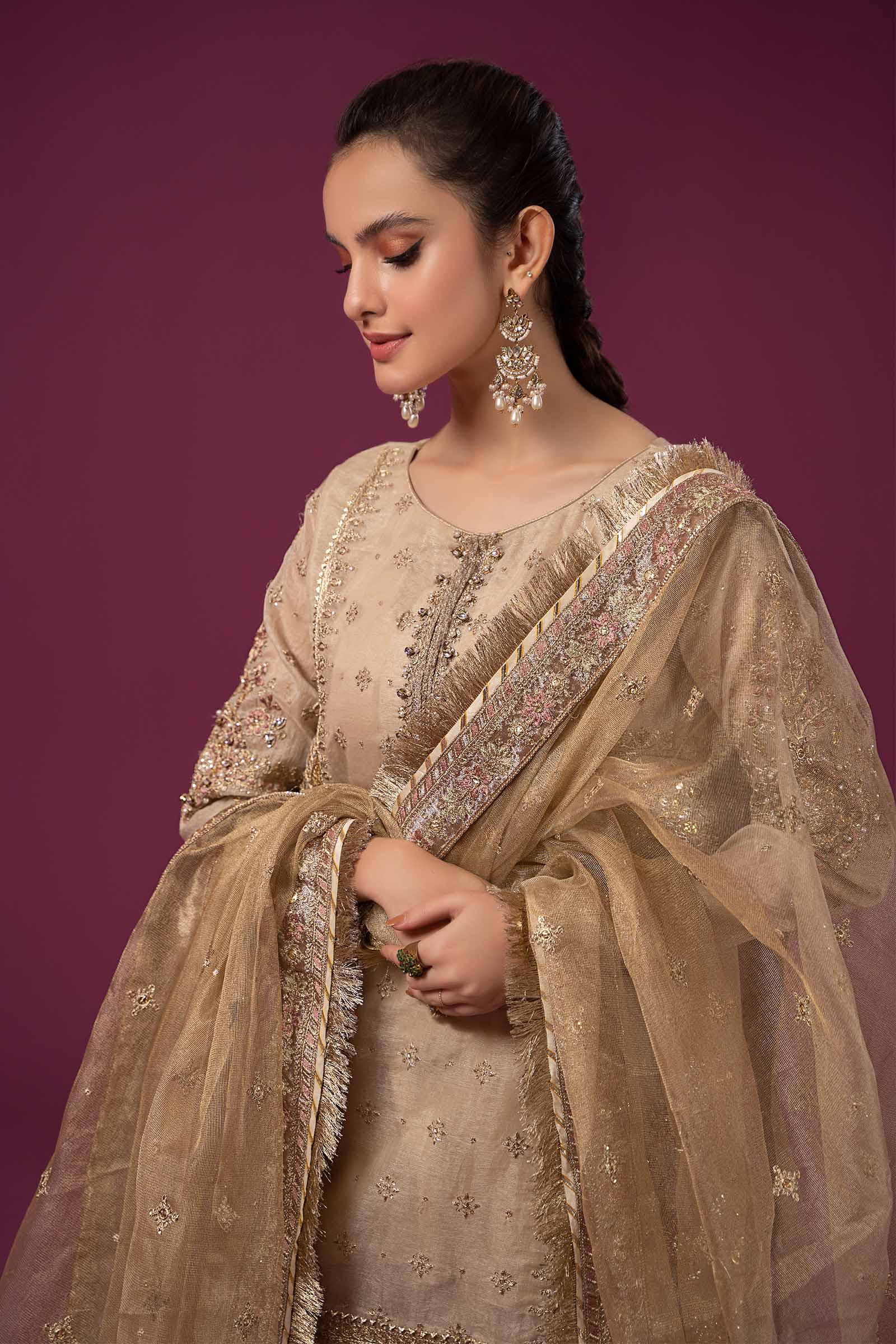 3 Piece Embroidered Masoori Suit - Image 3