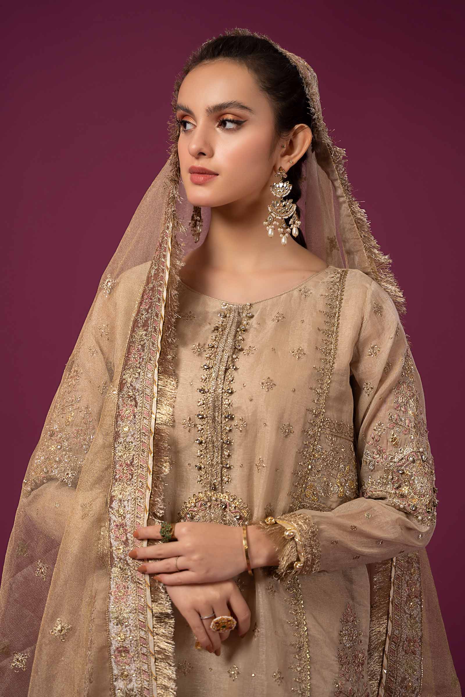 3 Piece Embroidered Masoori Suit - Image 4