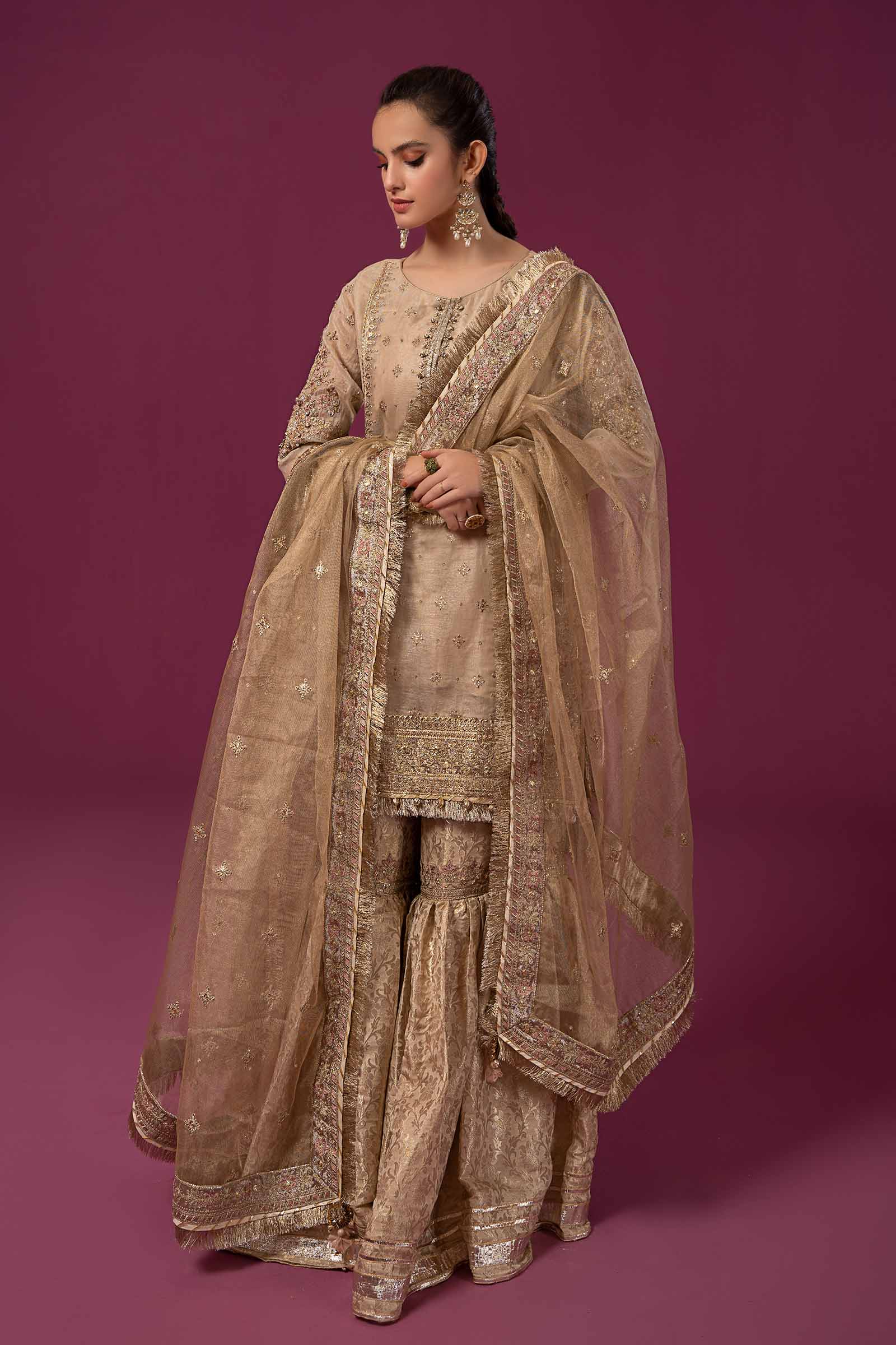 3 Piece Embroidered Masoori Suit - Image 5
