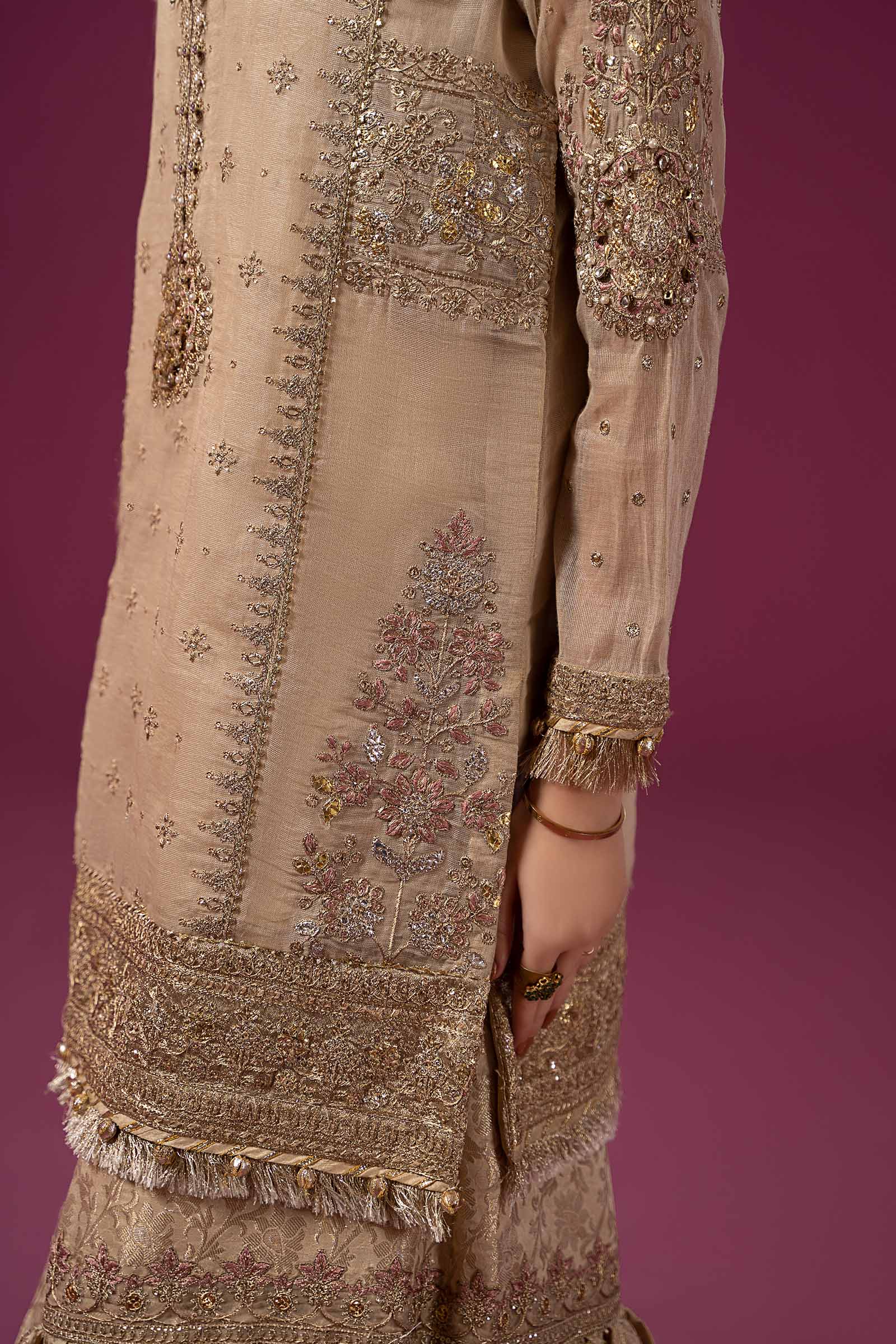 3 Piece Embroidered Masoori Suit - Image 8