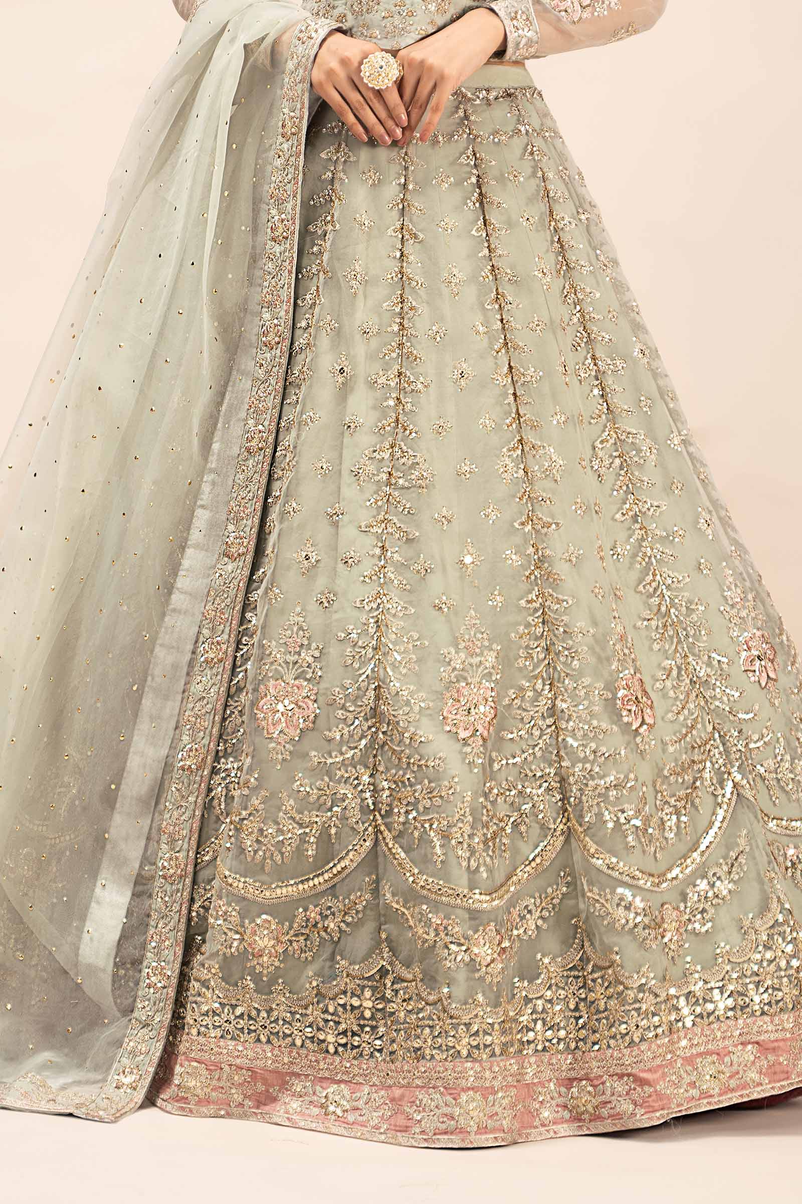 3 Piece Embroidered Organza Suit - Image 7