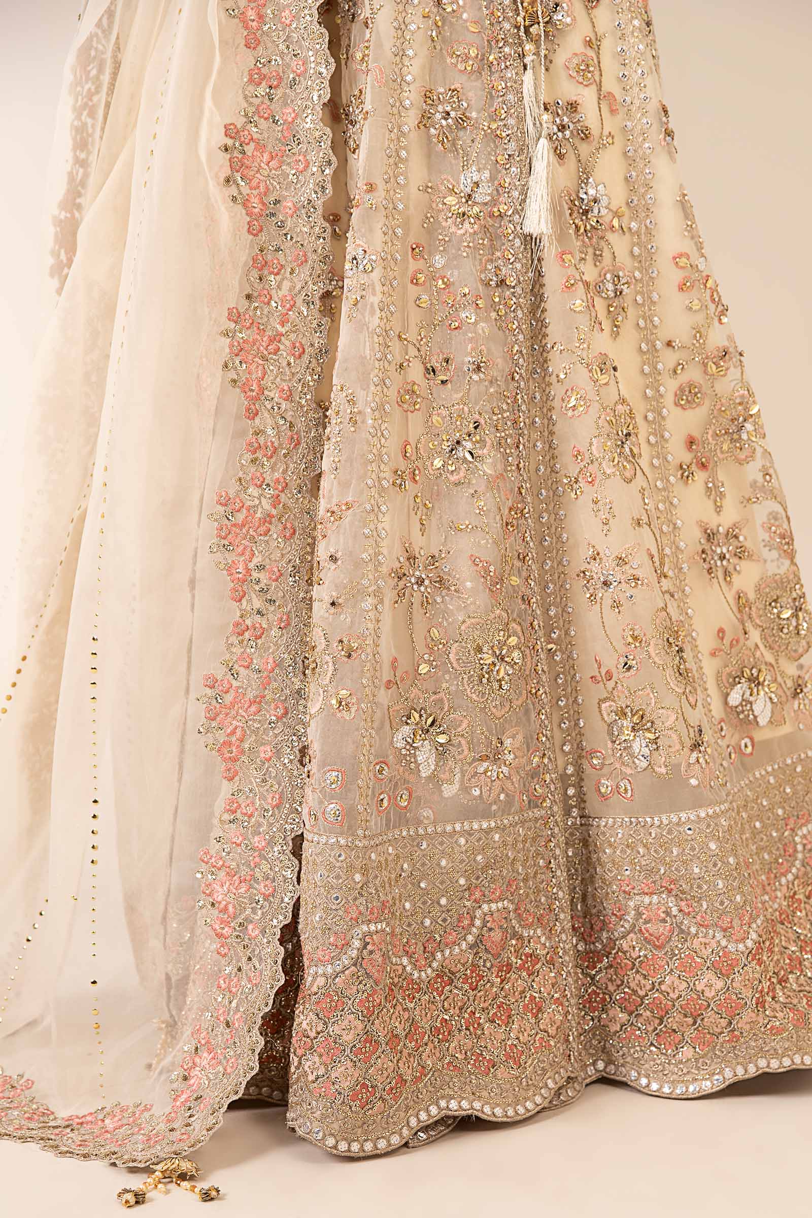 3 Piece Embroidered Organza Suit - Image 6