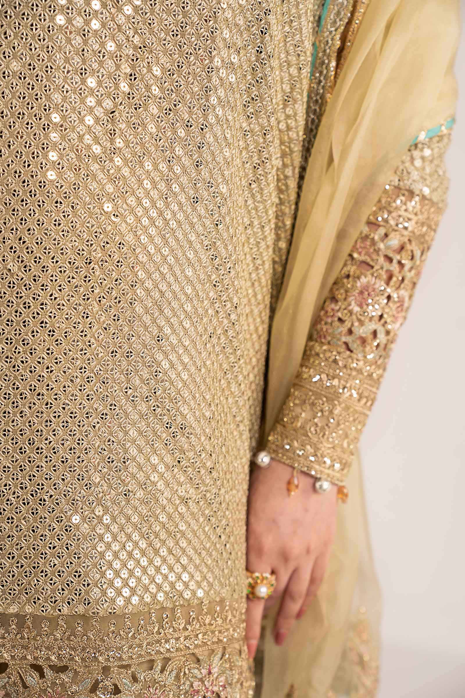 3 Piece Embroidered Chiffon Suit - Image 10
