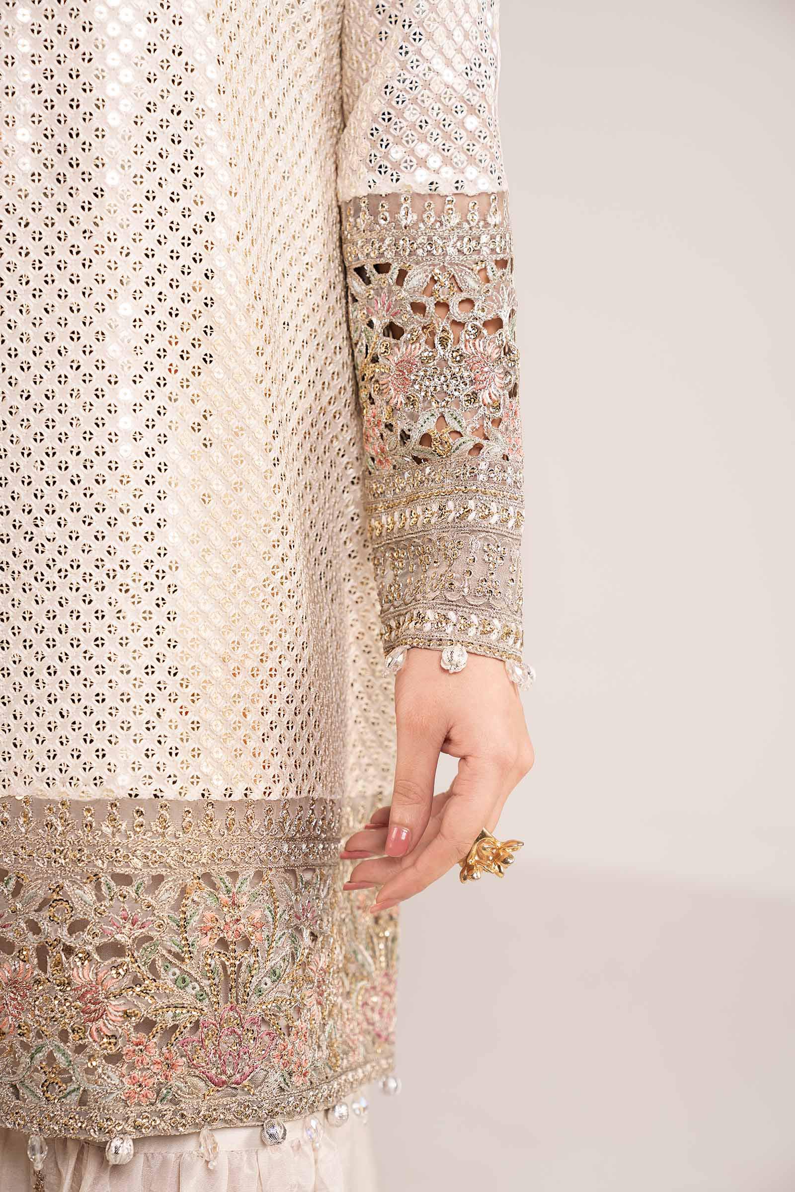 3 Piece Embroidered Chiffon Suit - Image 5