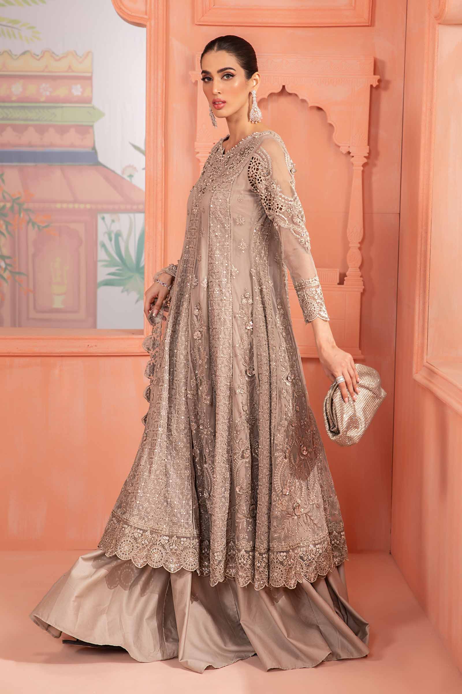 3 Piece Embroidered Net Suit - Image 3