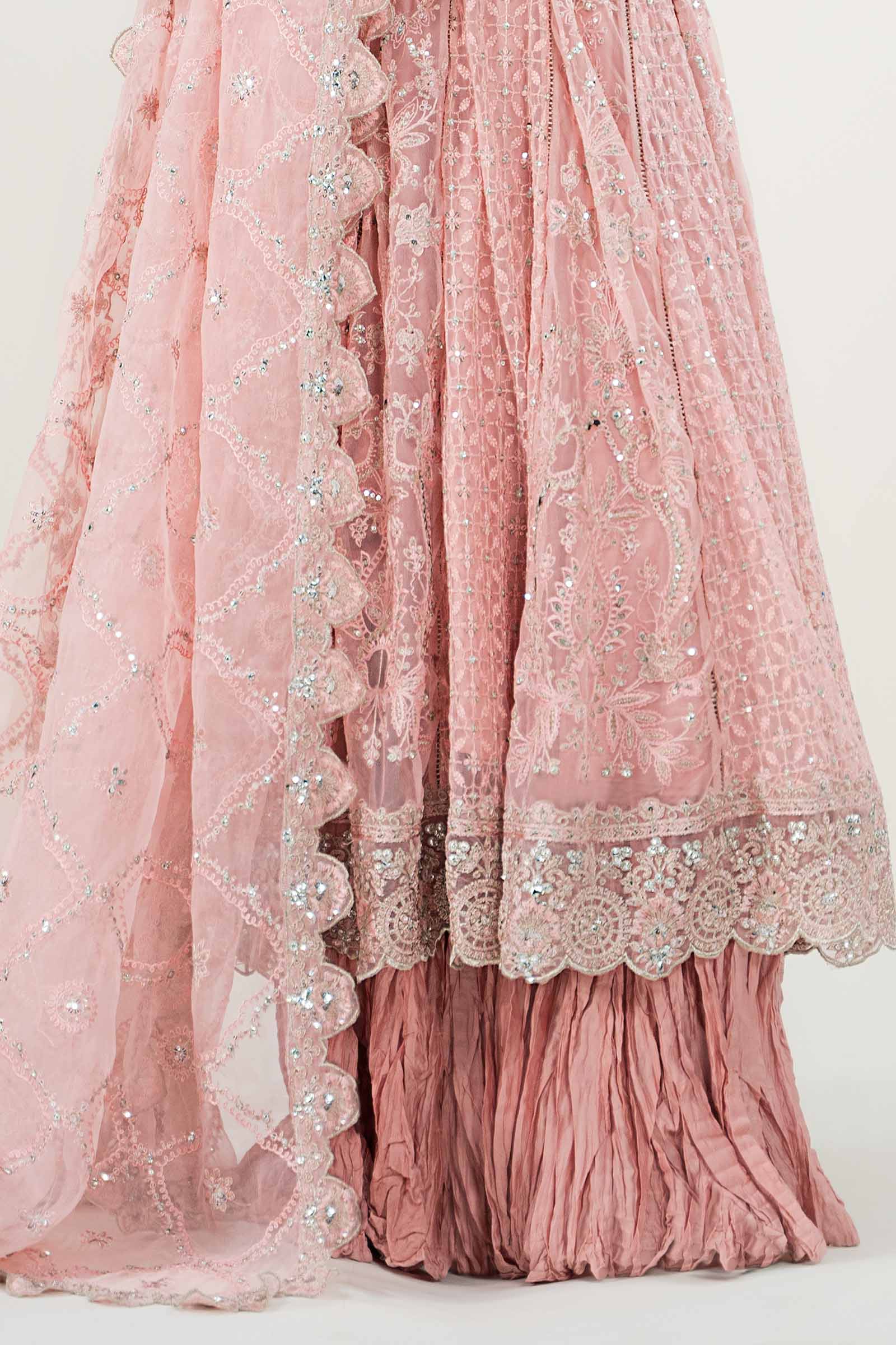 3 Piece Embroidered Net Suit - Image 2