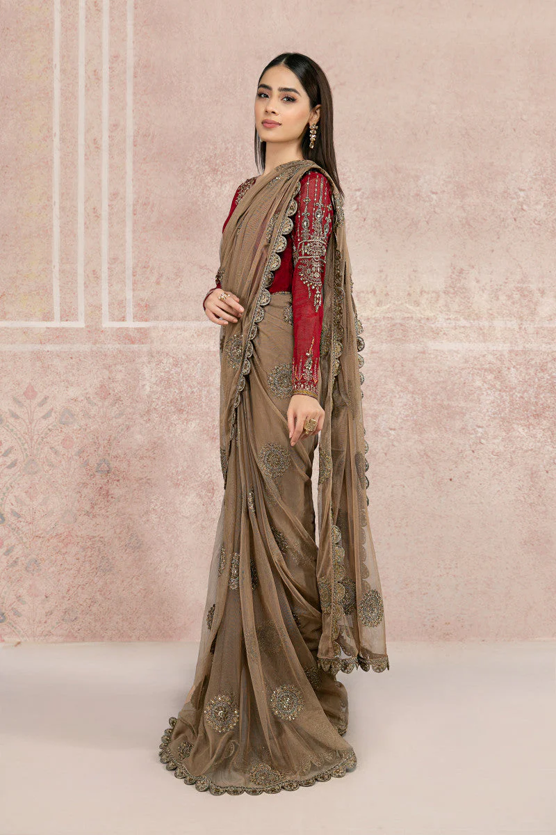 3 Piece Cotton Net Saree | SF-W20-48/A - Image 2