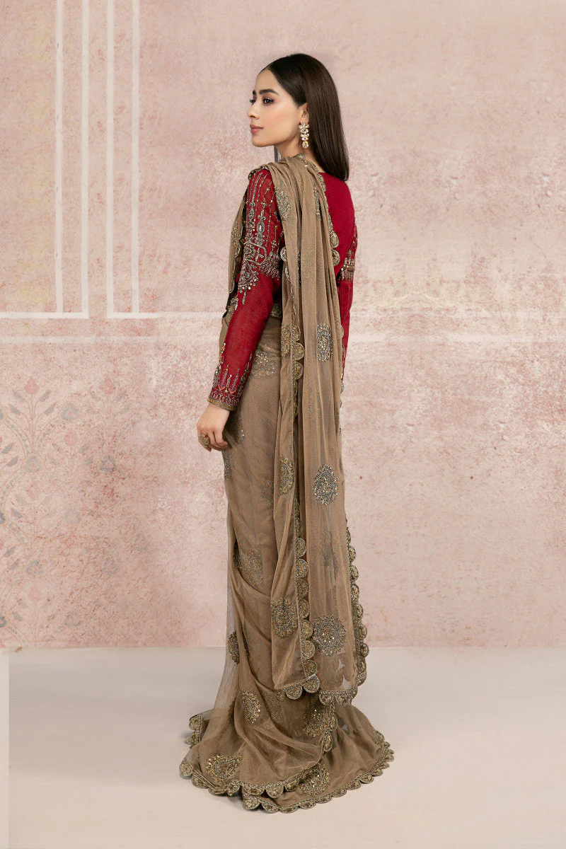 3 Piece Cotton Net Saree | SF-W20-48/A - Image 4