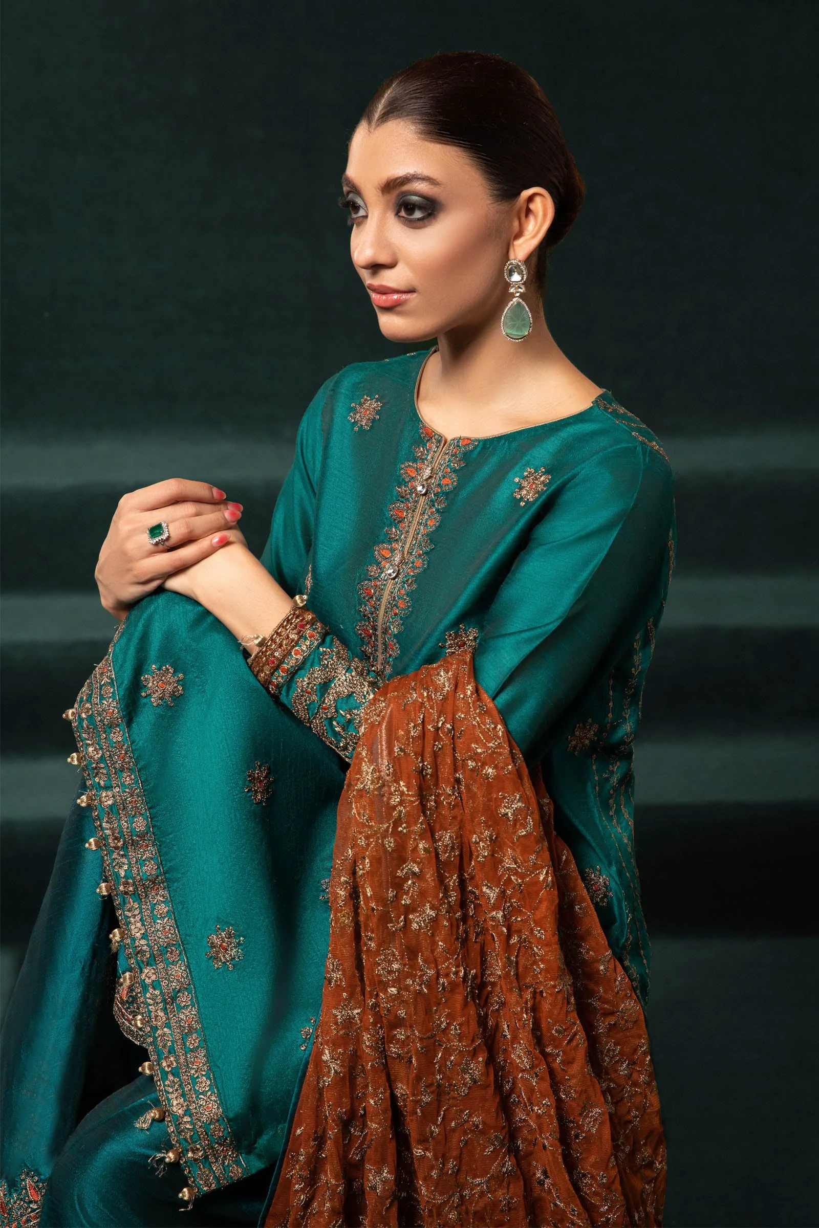 Suit Teal Green SF-W22-12/A - Image 3
