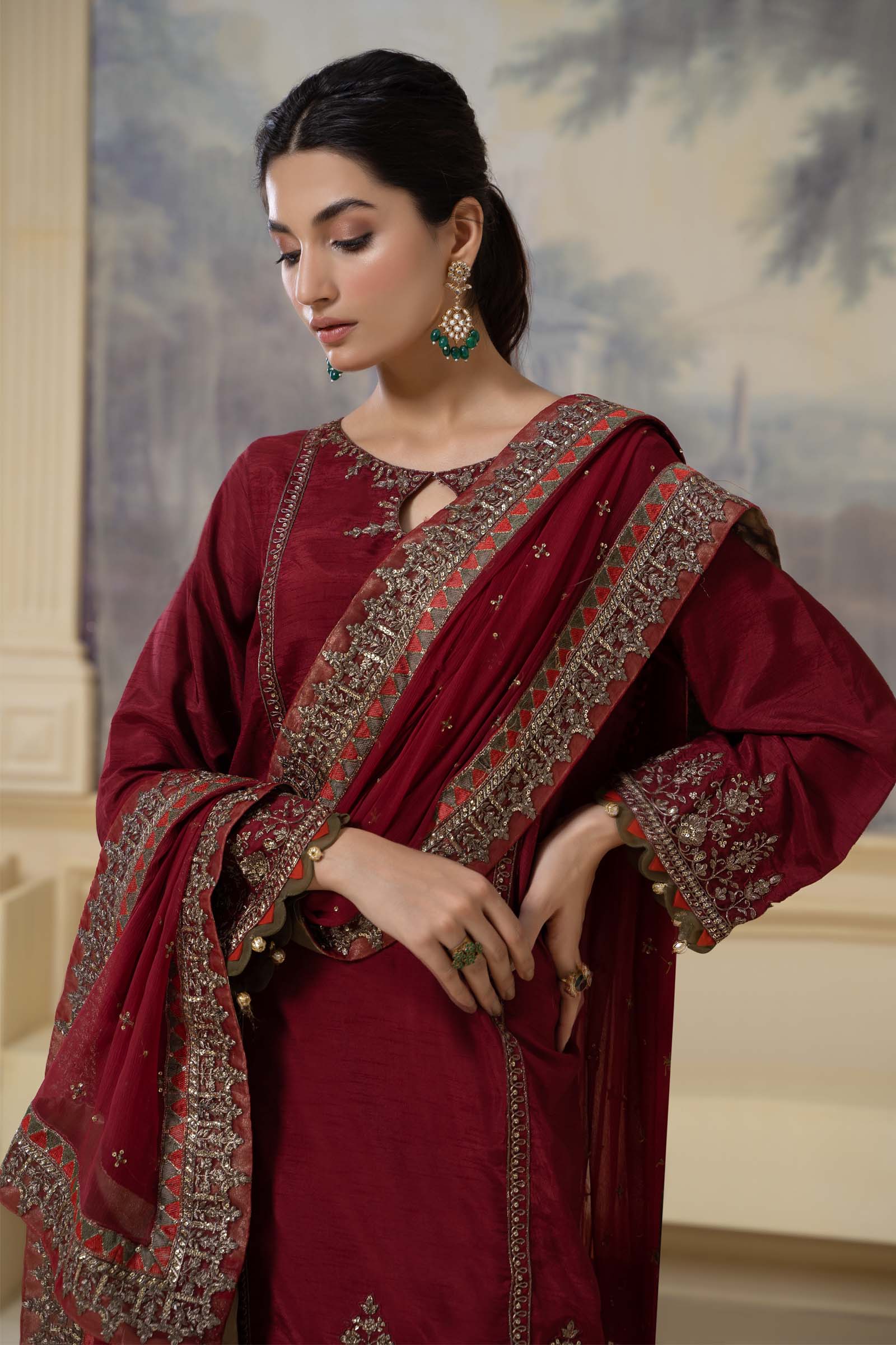 Suit Maroon SF-W23-20 - Image 2