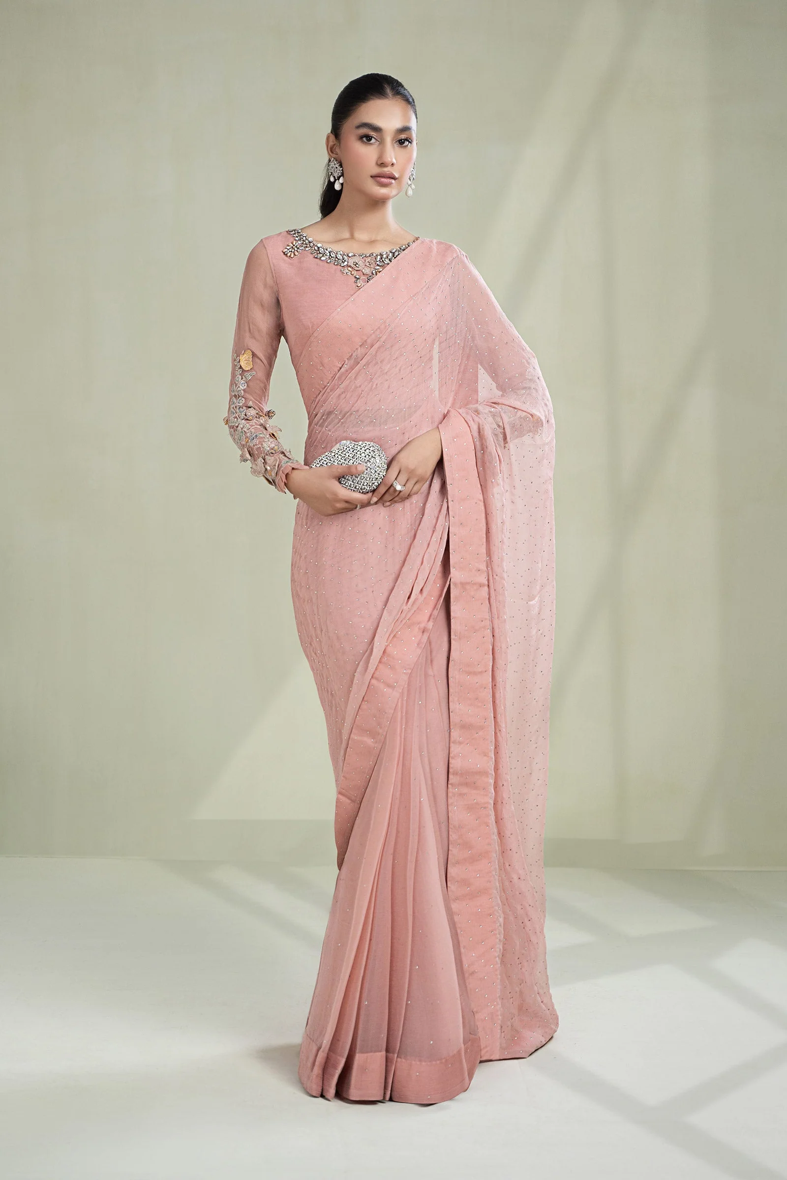 Saree Pink SF-W23-34 - Image 5