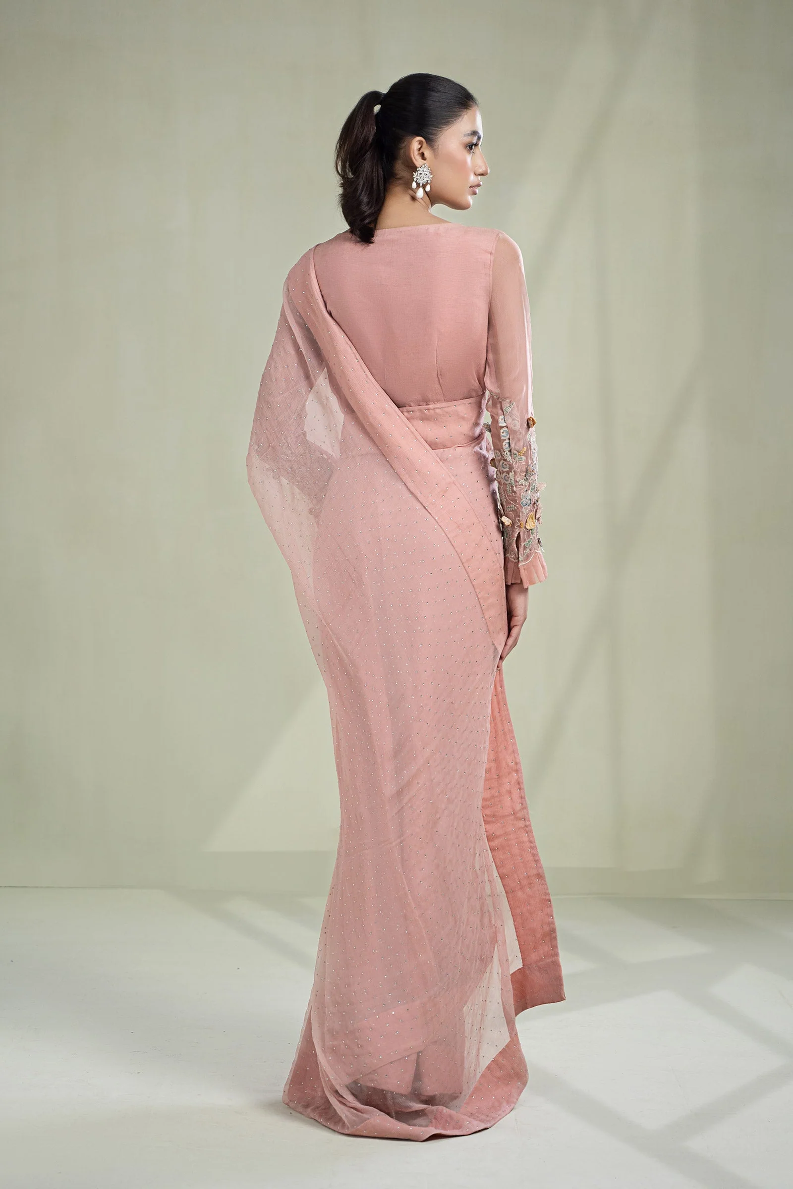 Saree Pink SF-W23-34 - Image 7