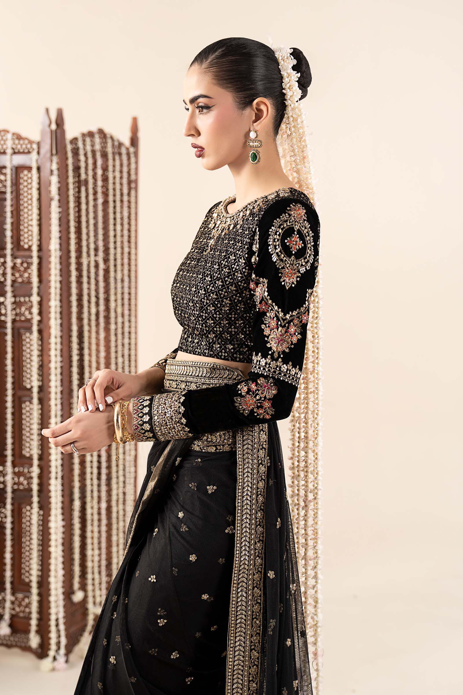Embroidered Net Saree - Image 5