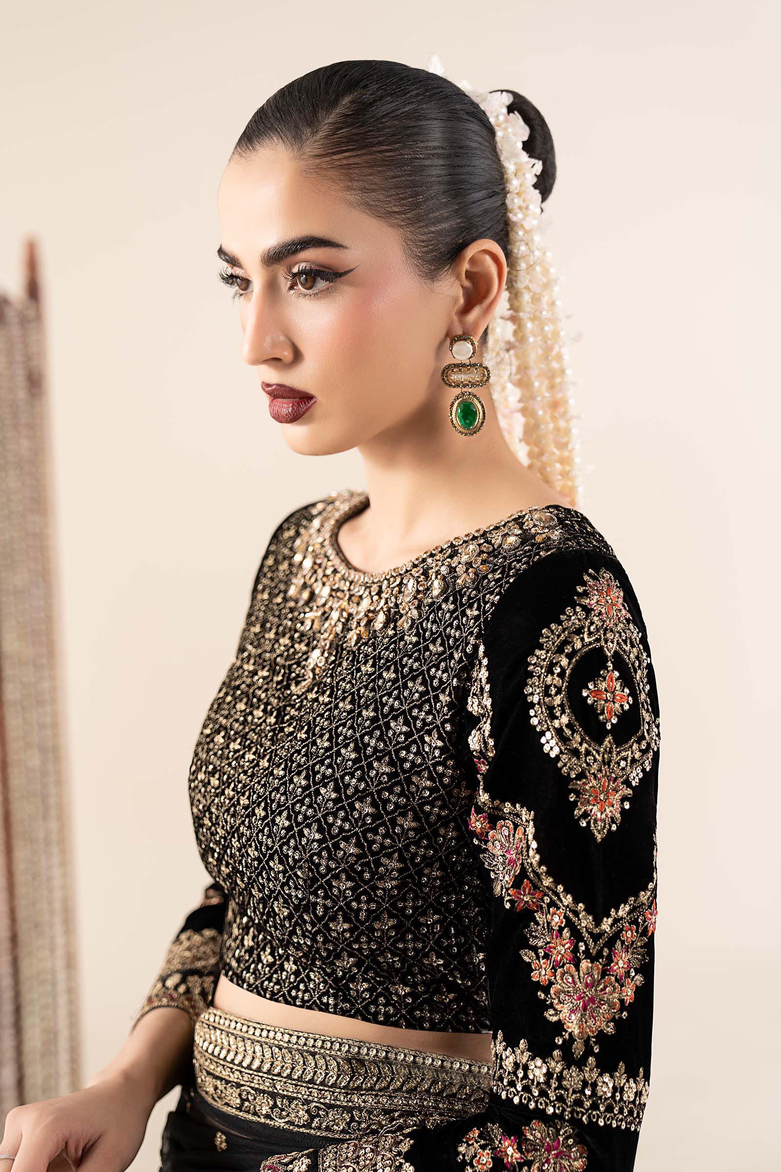 Embroidered Net Saree - Image 6