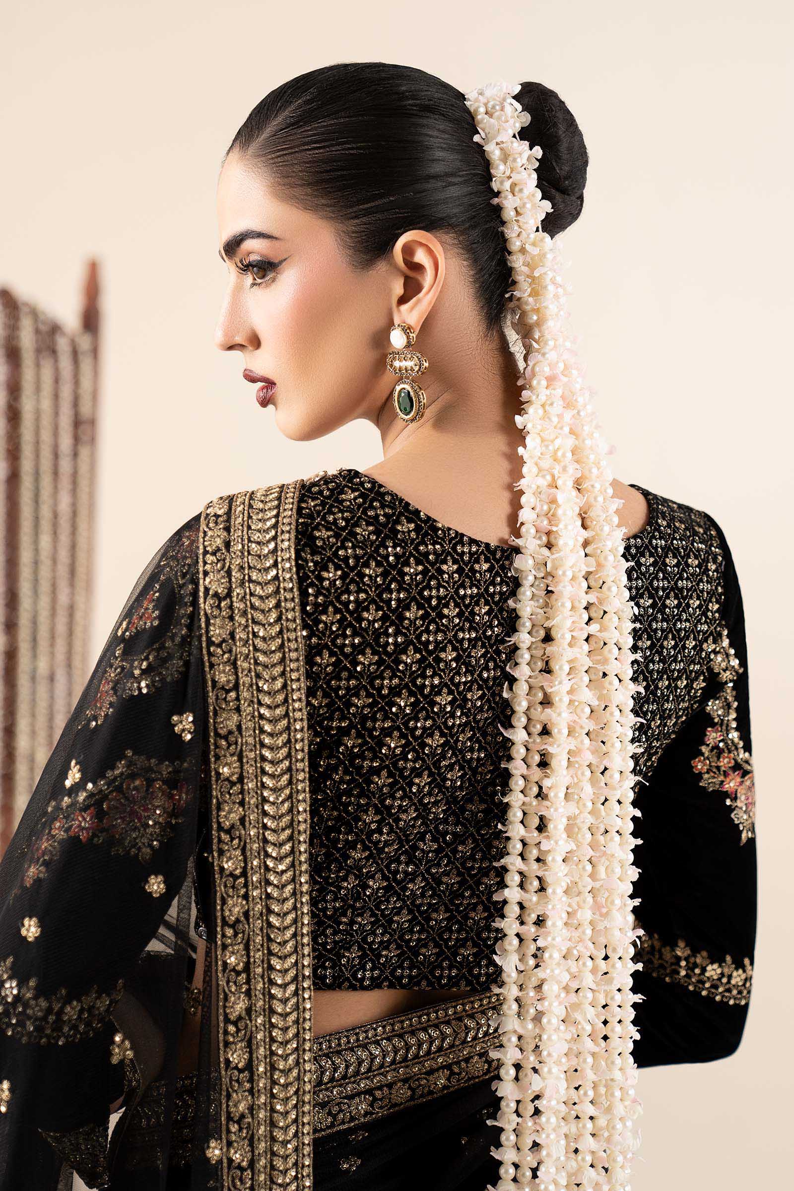 Embroidered Net Saree - Image 7
