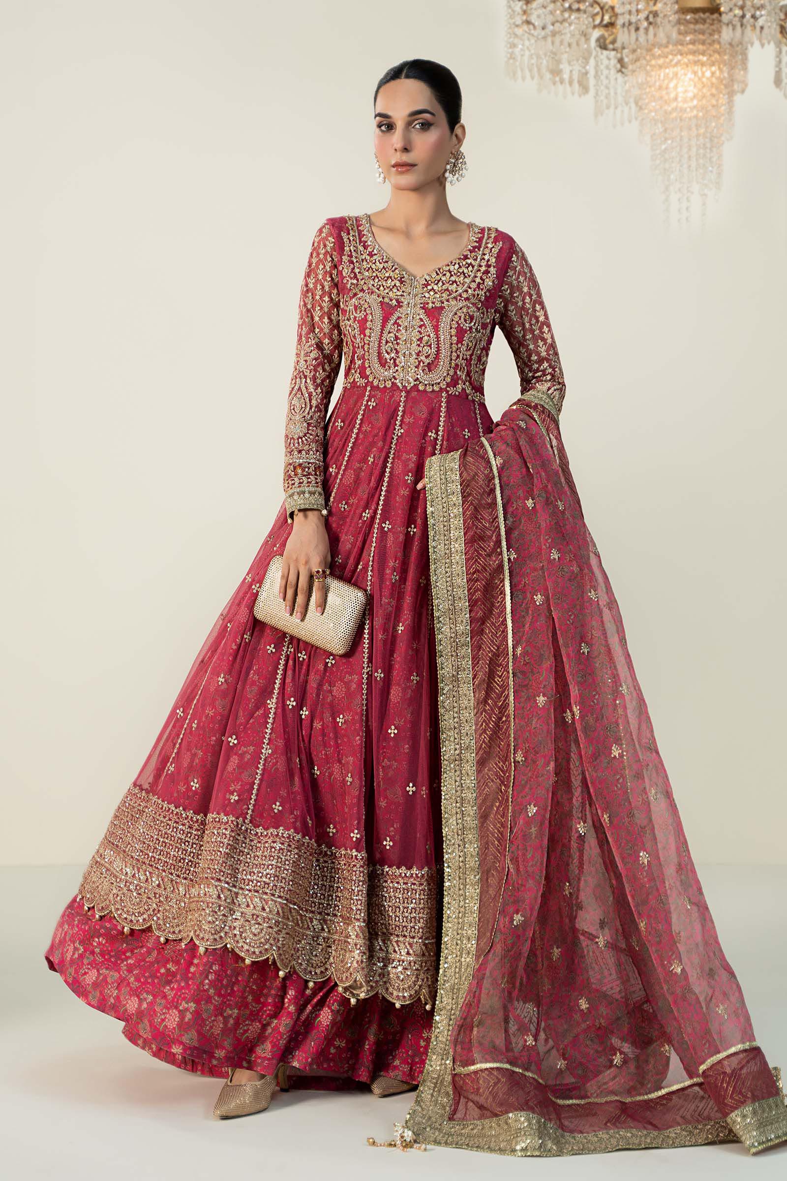 3 Piece Embroidered Net Suit - Image 7