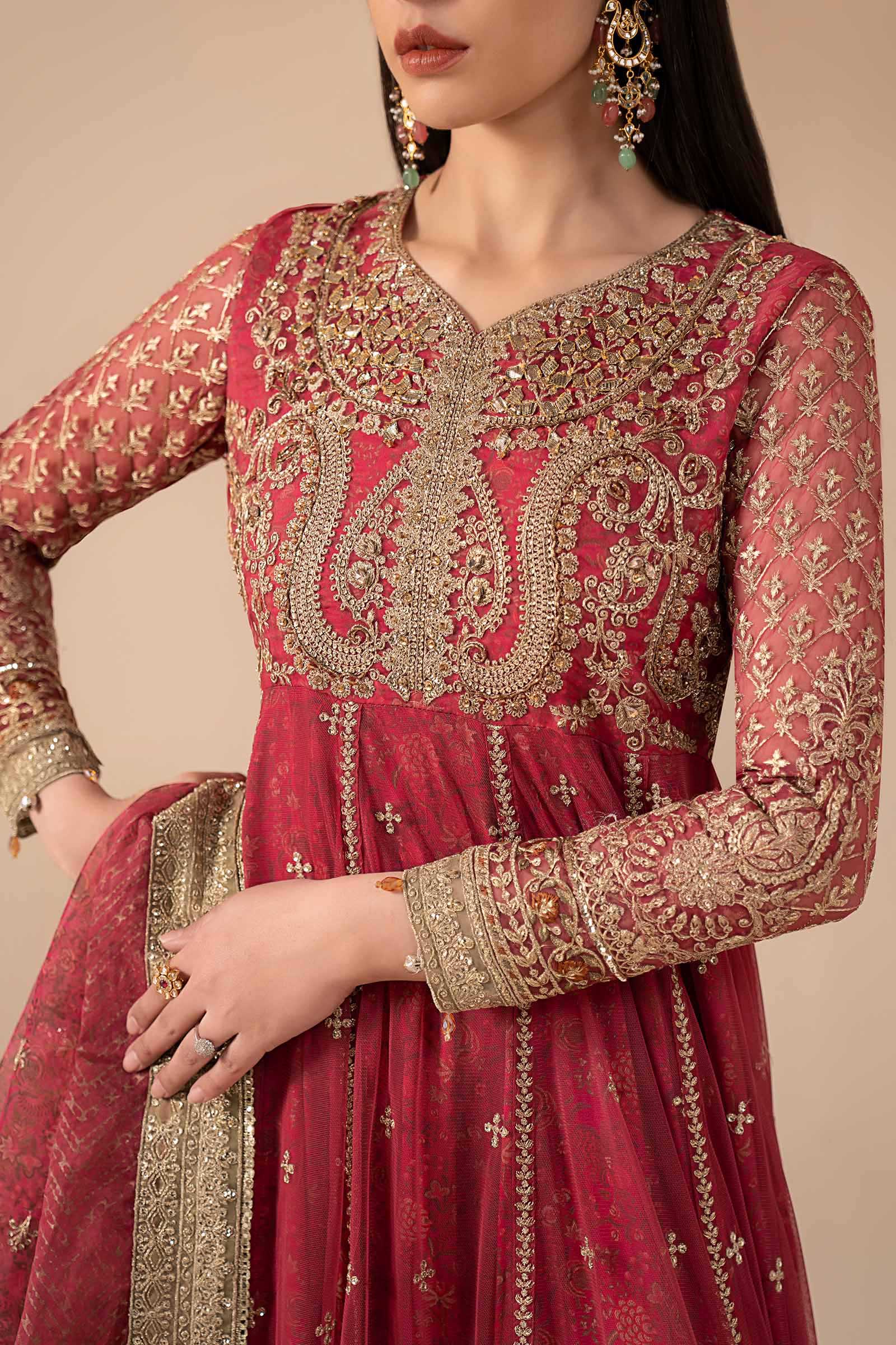 3 Piece Embroidered Net Suit - Image 3