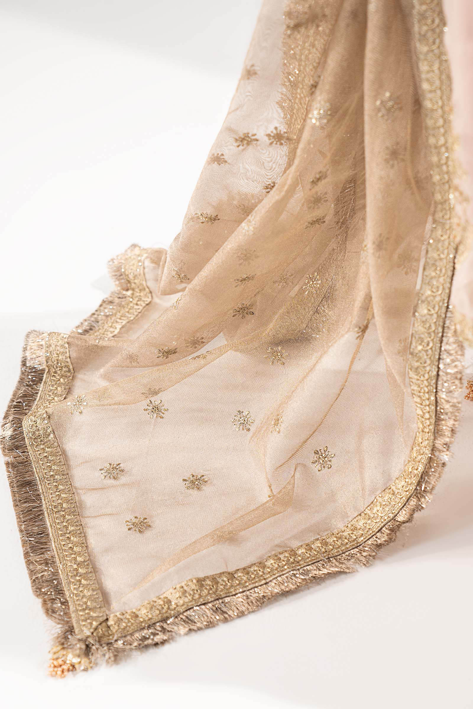 3 Piece Embroidered Organza Suit - Image 5