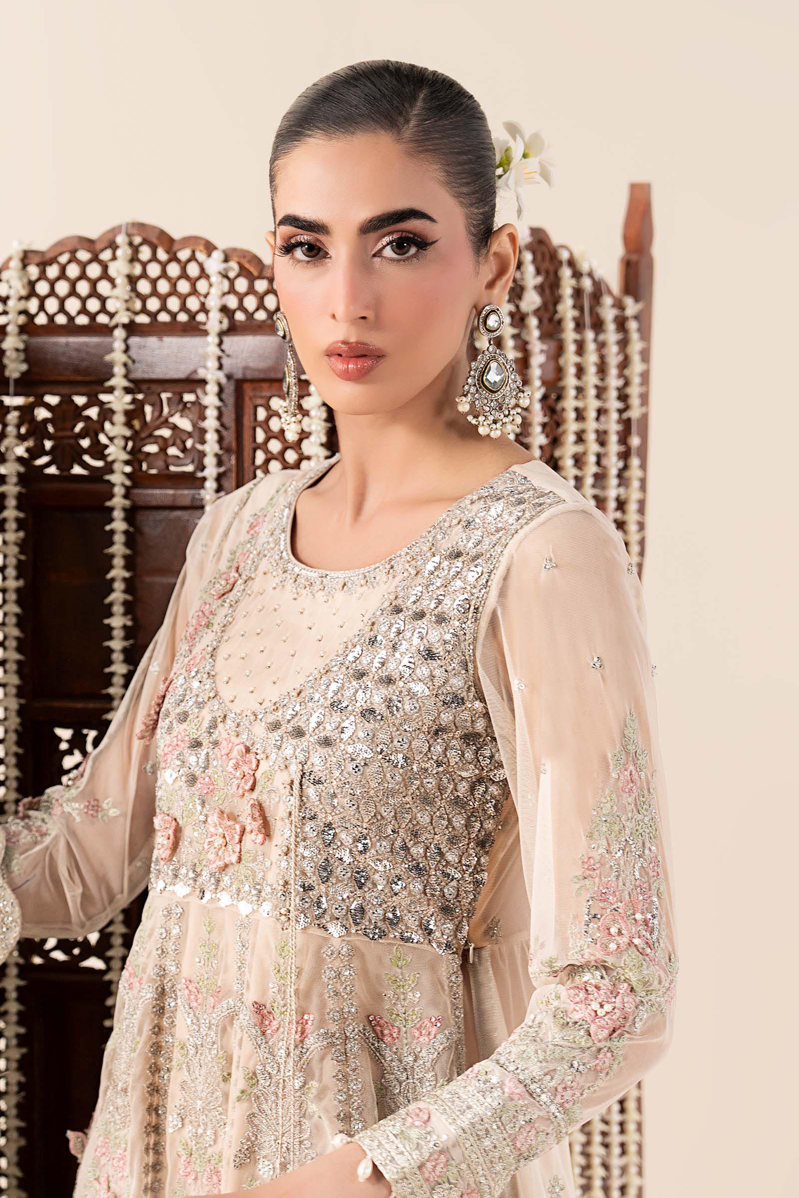 3 Piece Embroidered Net Suit - Image 5