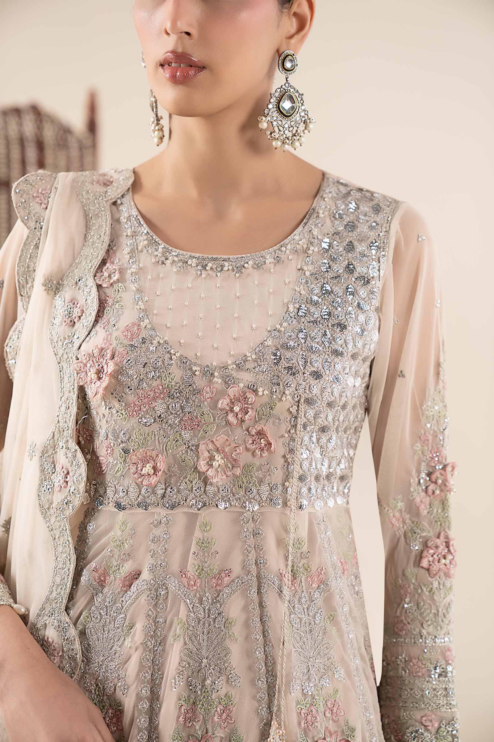 3 Piece Embroidered Net Suit - Image 6