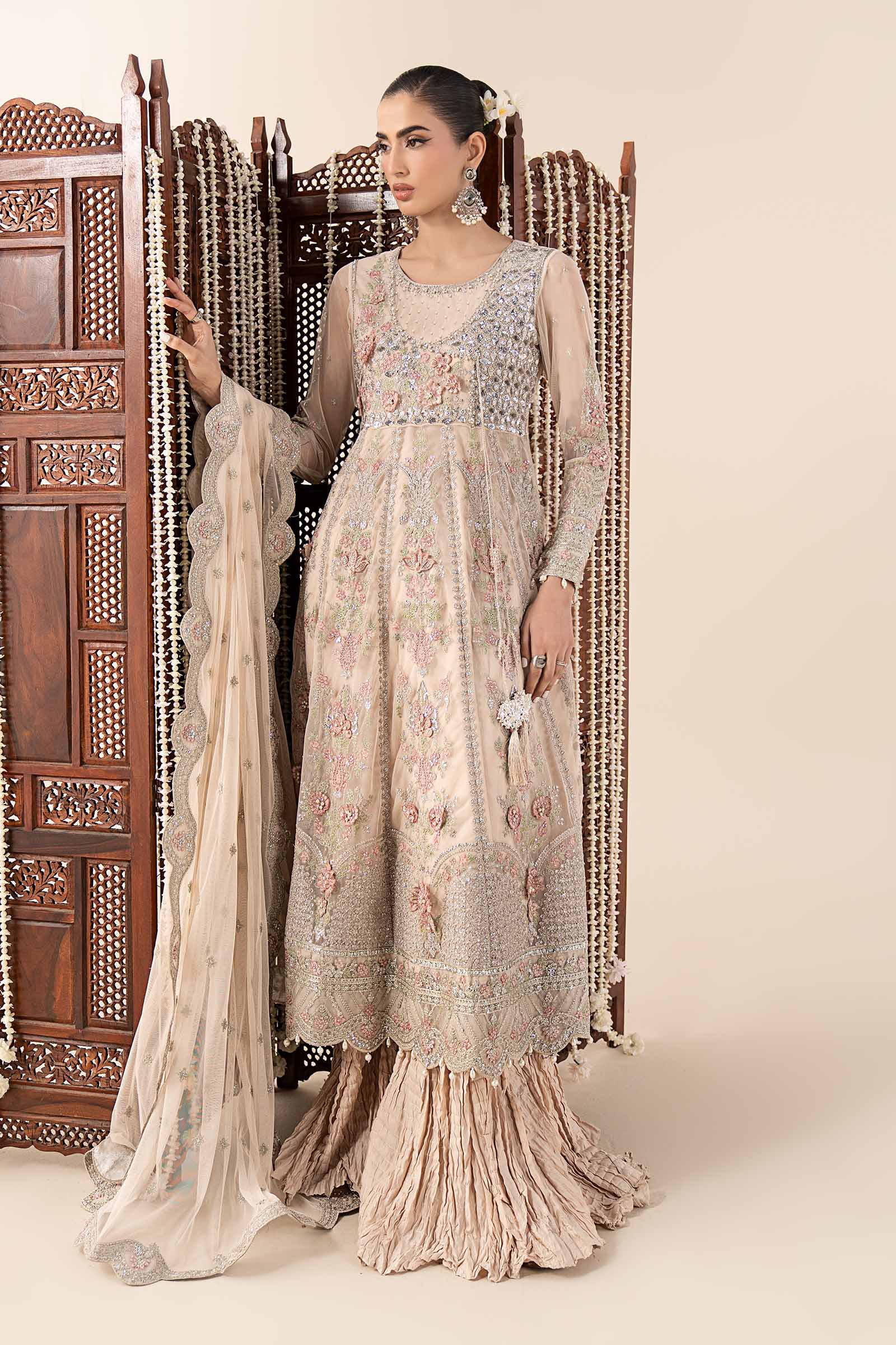 3 Piece Embroidered Net Suit - Image 8