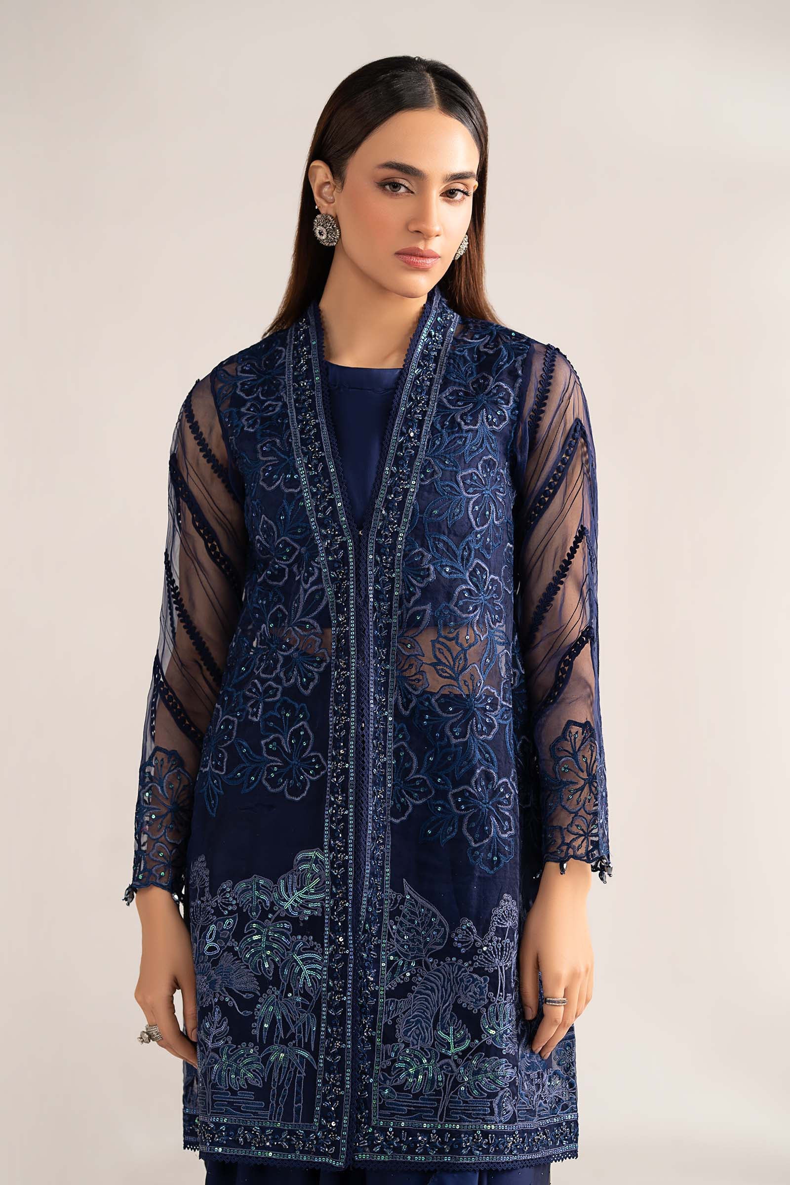 4 Piece Embroidered Organza Suit - Image 2
