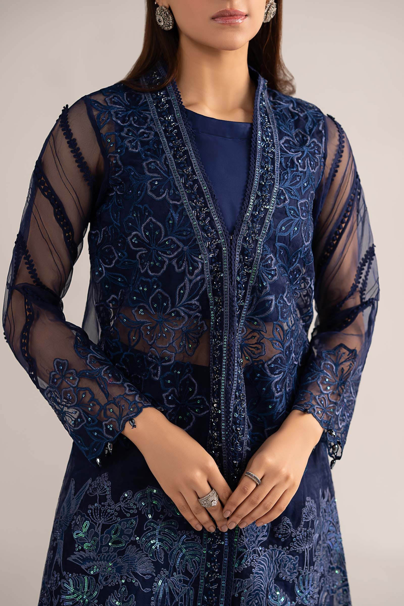4 Piece Embroidered Organza Suit - Image 3
