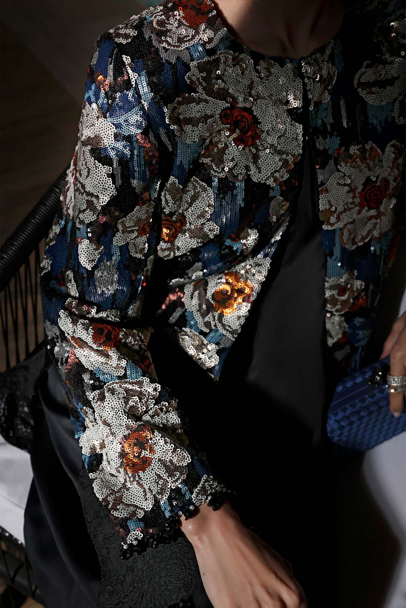 3 Piece Embellished Net Suit - Image 5