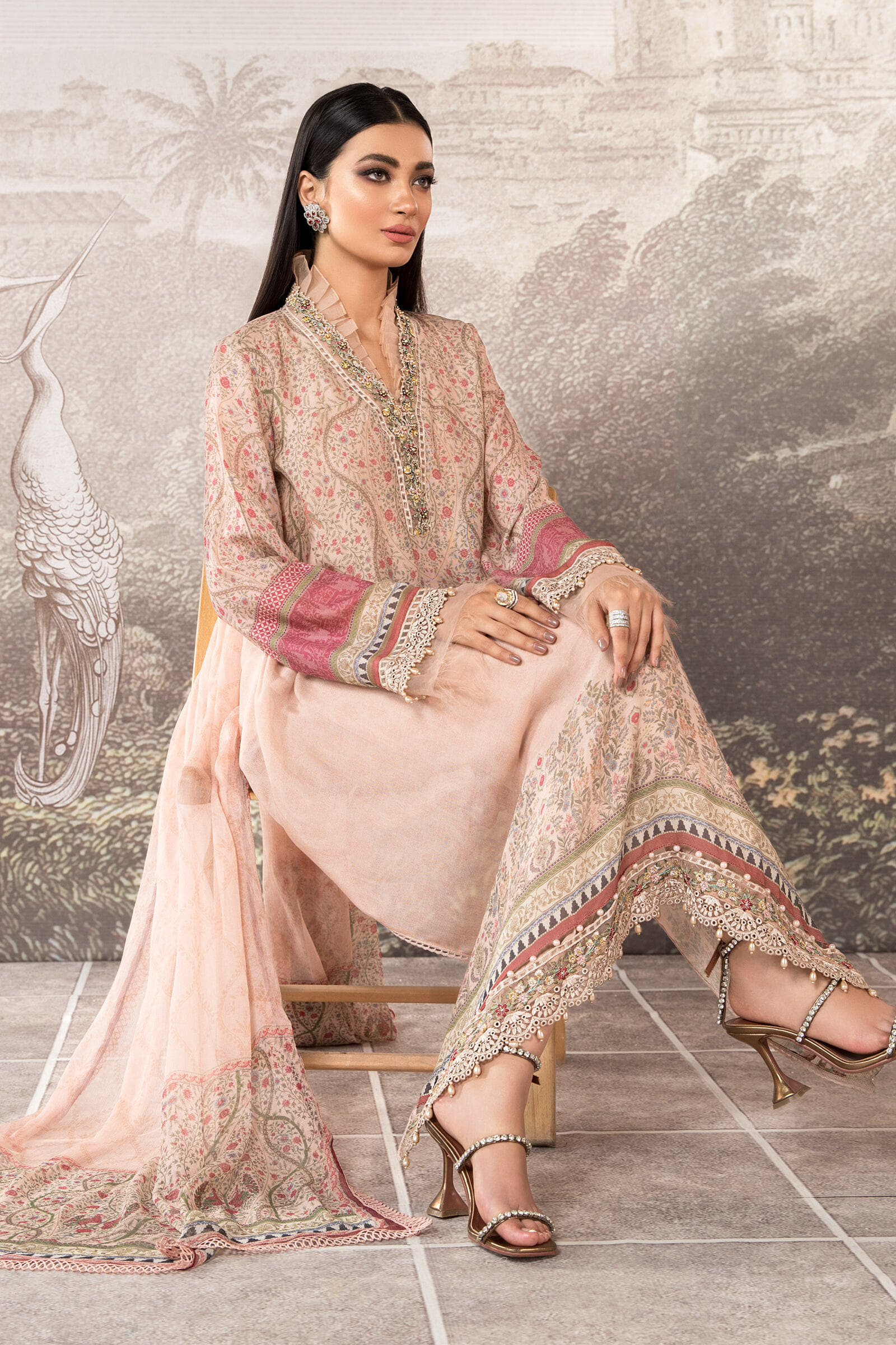 Unstitched Silk Net - SN-101 - Image 2