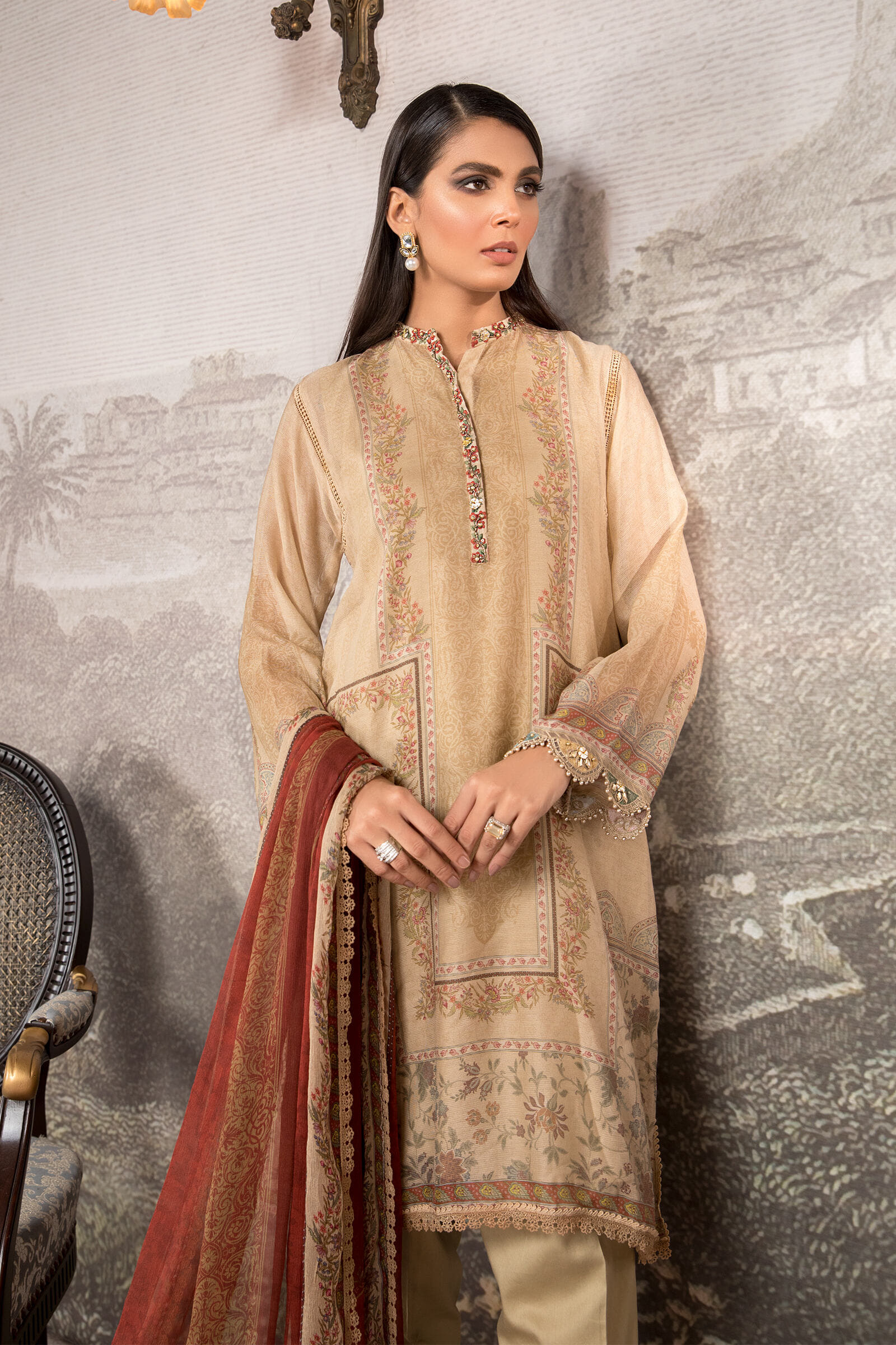 Unstitched Silk Net - SN-103 - Image 2