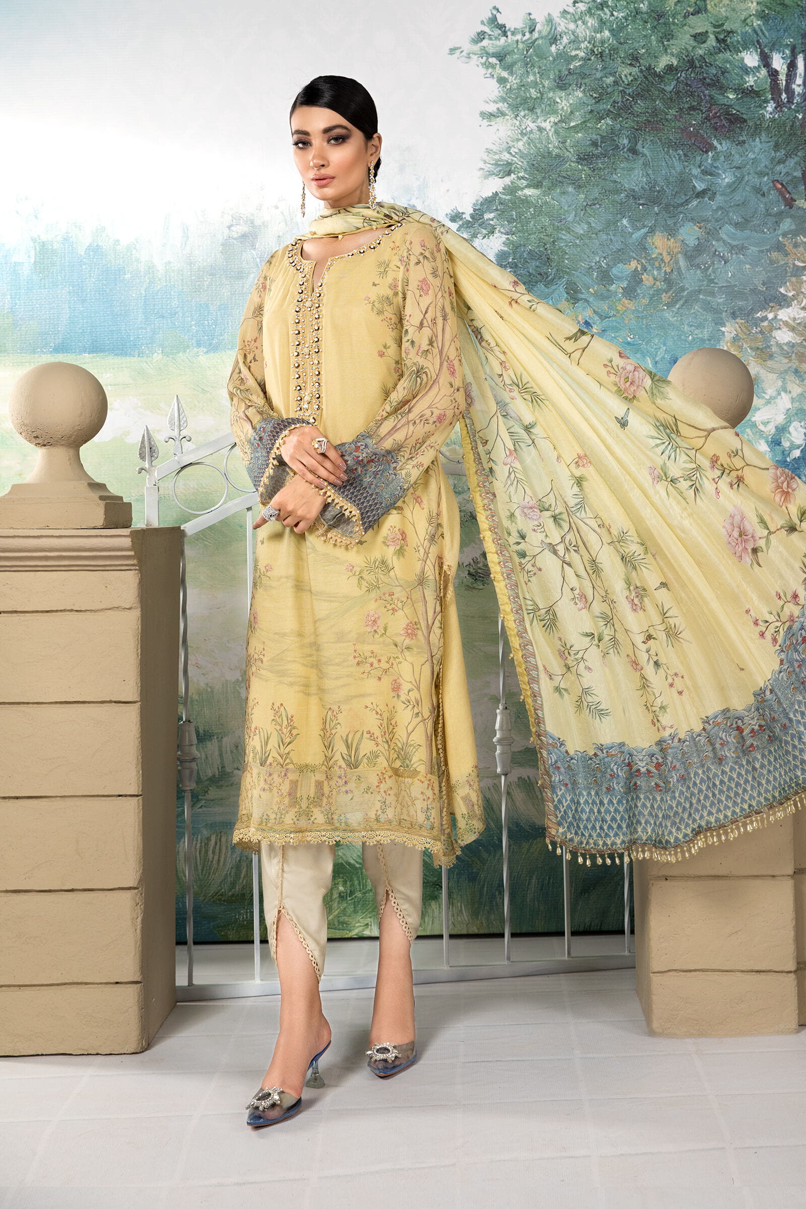 Unstitched Silk Net - SN-107 - Image 2