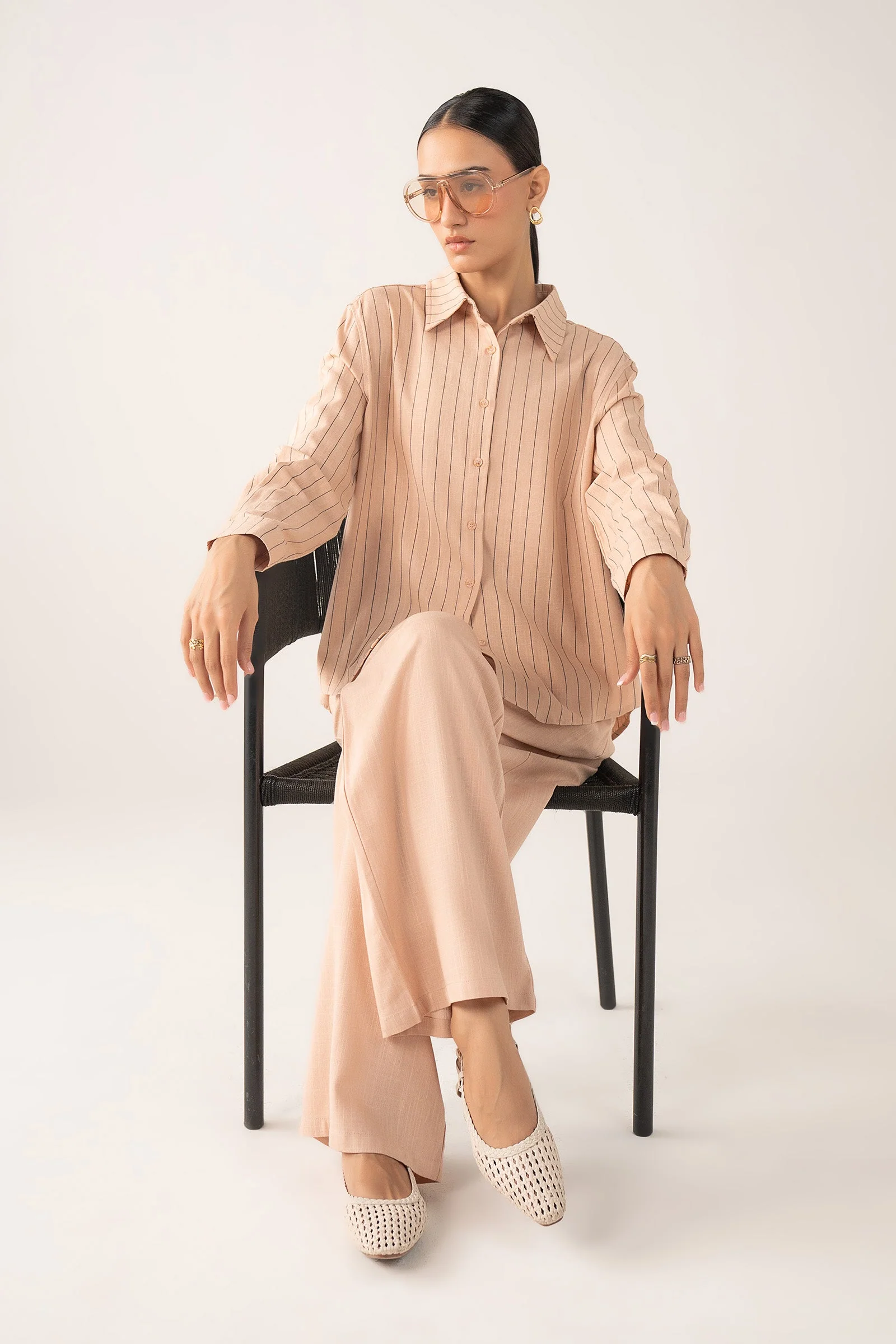 Striped Button-Down Set - Image 2