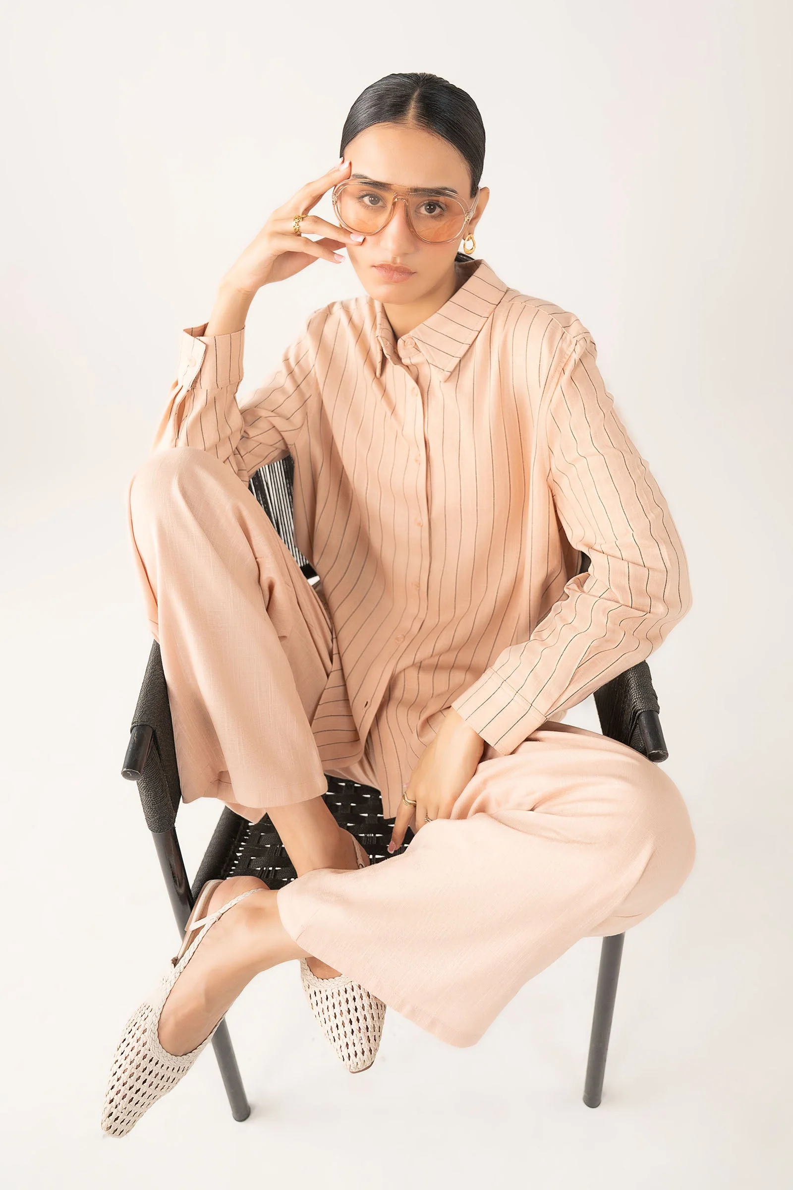 Striped Button-Down Set - Image 3
