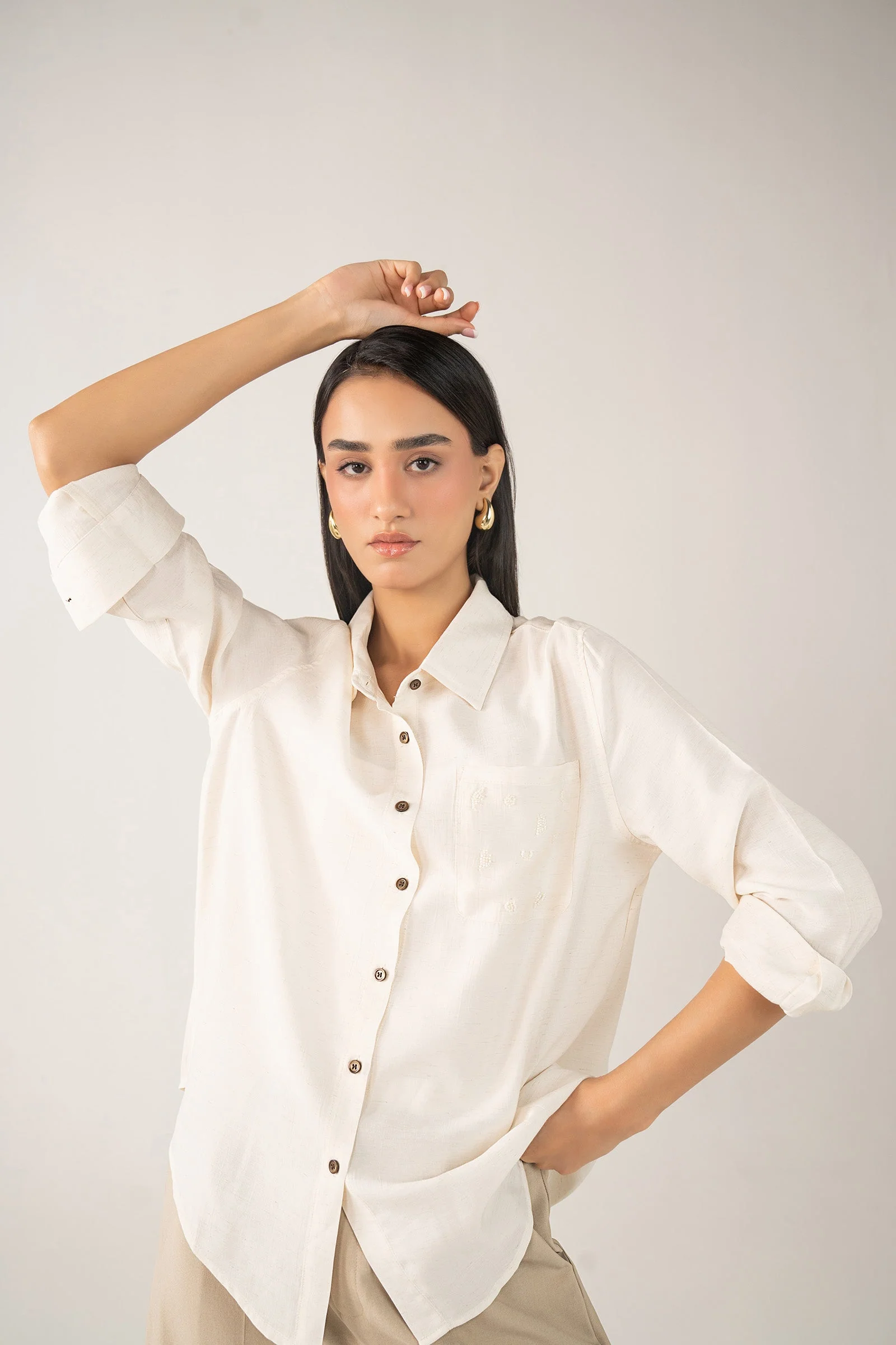 Muslin Button-Down Shirt - Image 2