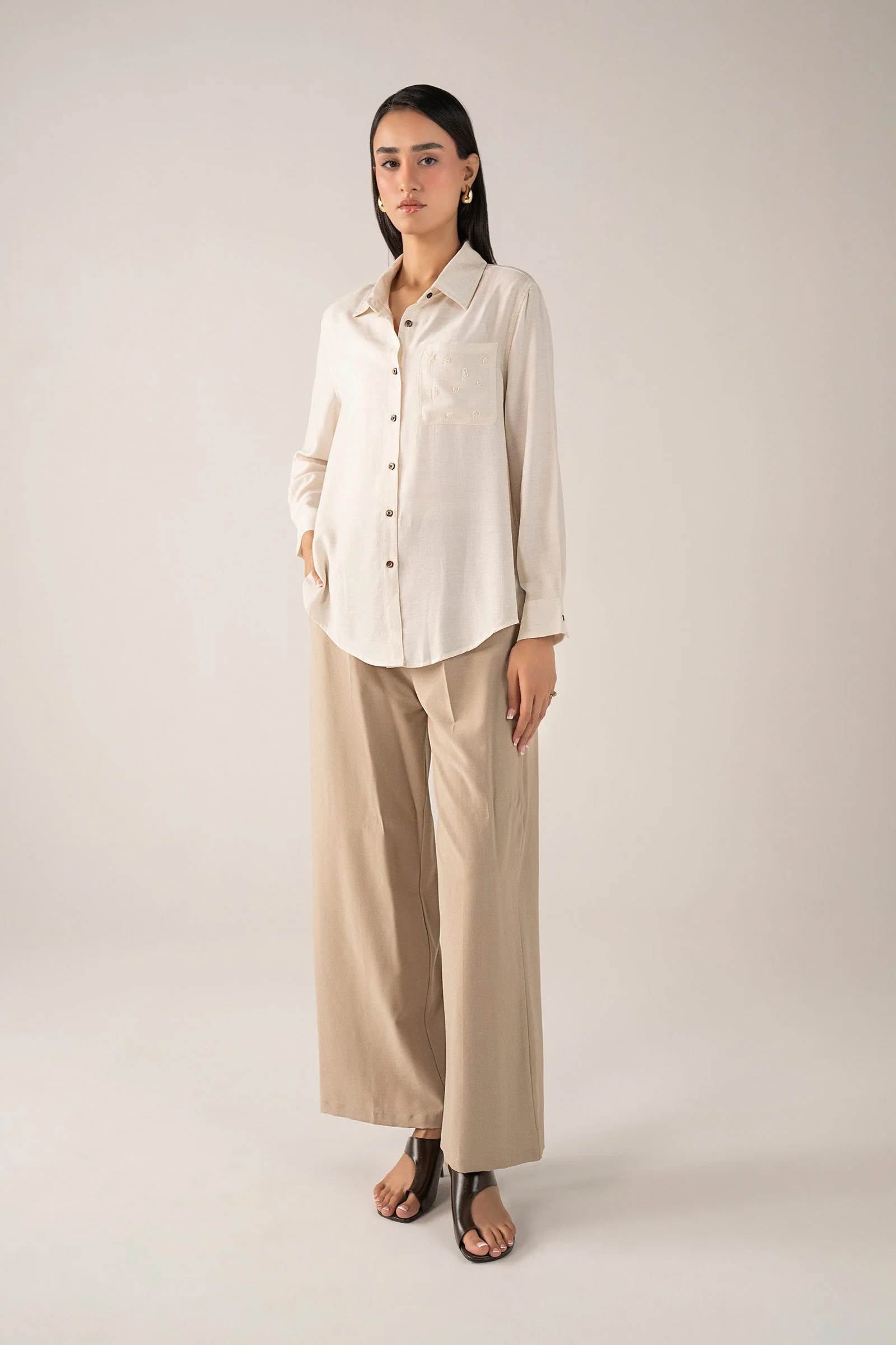 Muslin Button-Down Shirt - Image 3