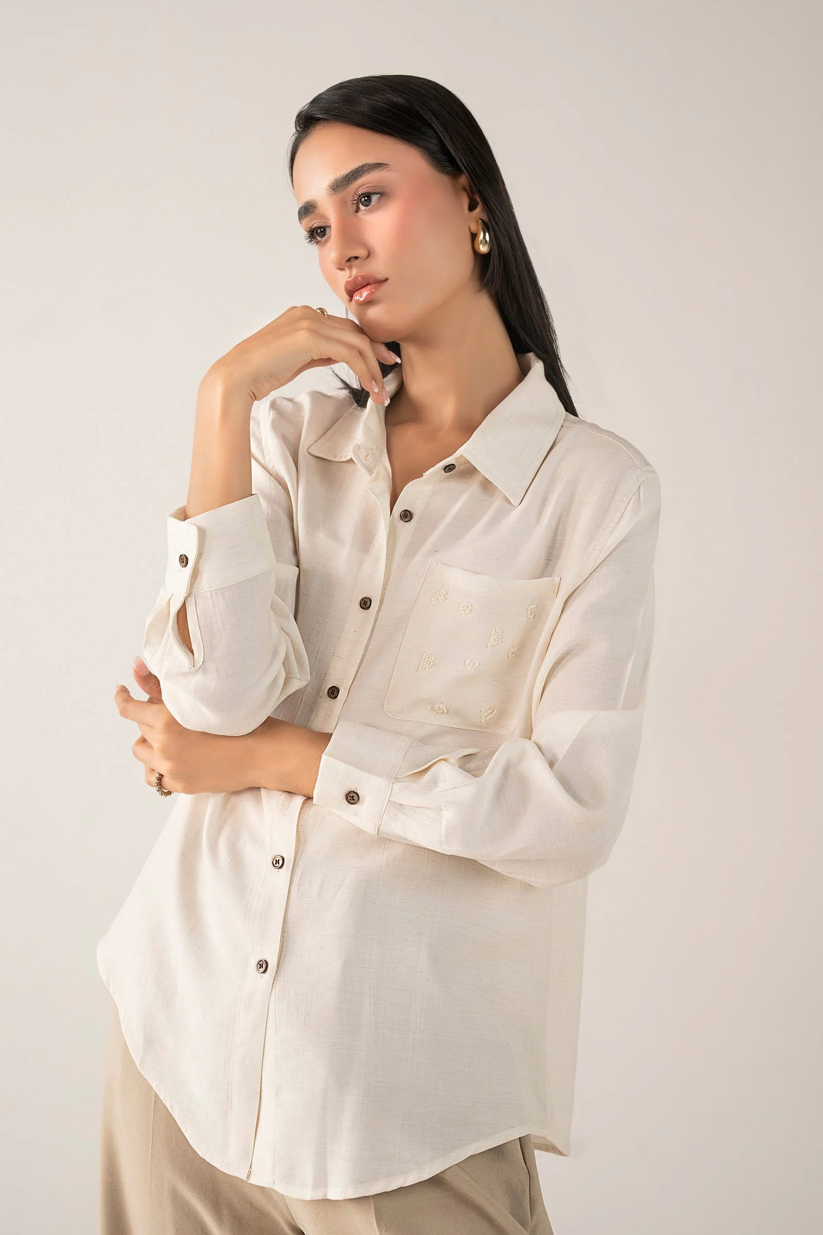 Muslin Button-Down Shirt - Image 6