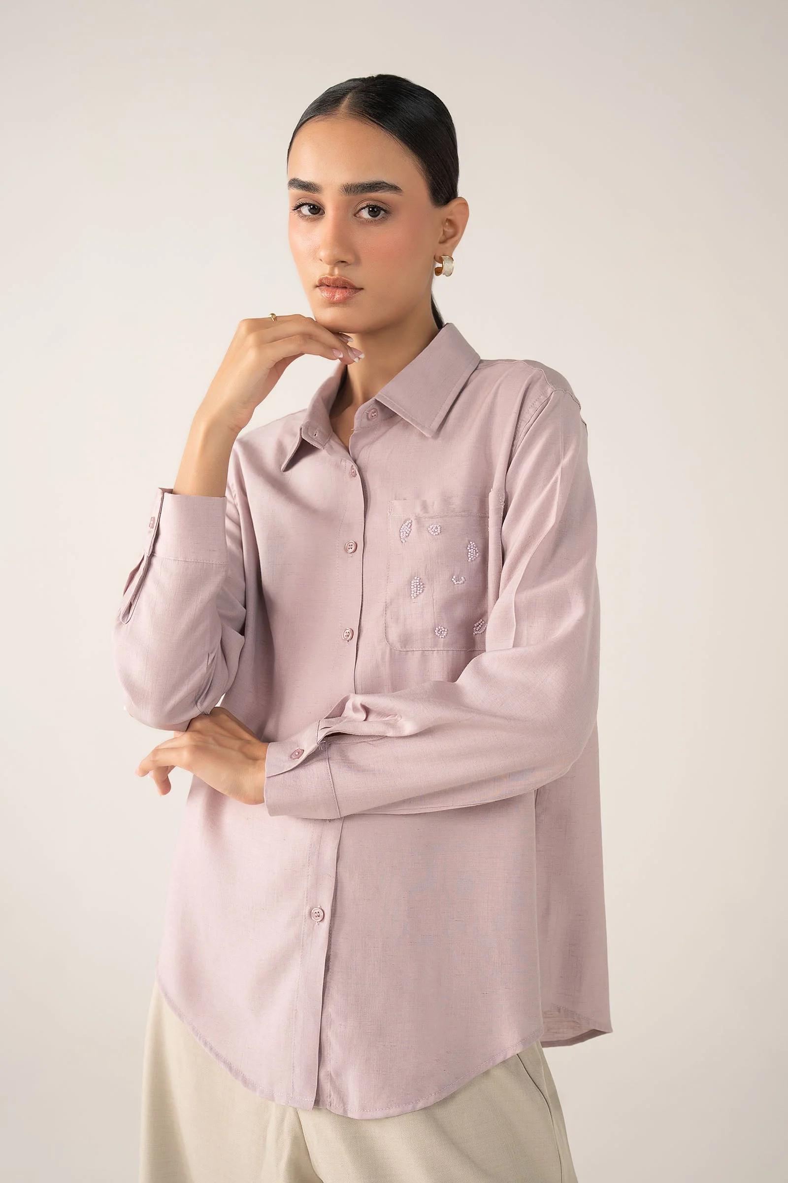 Muslin Button-Down Shirt - Image 3