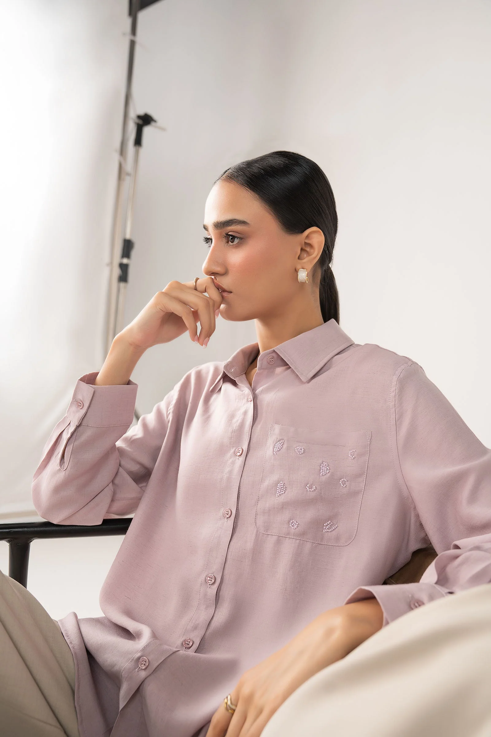Muslin Button-Down Shirt - Image 5