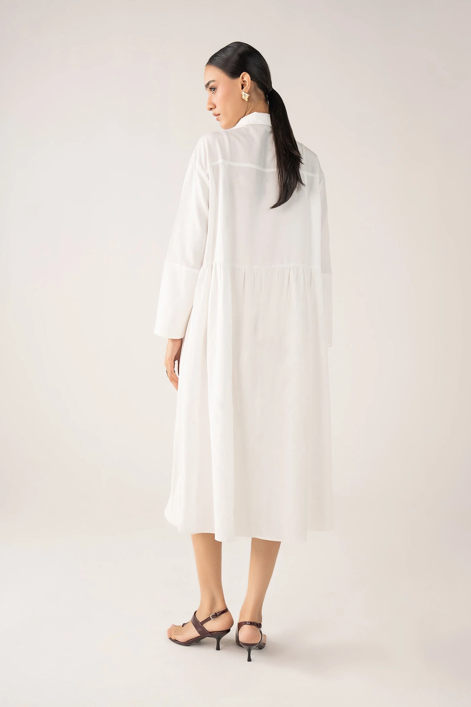 Relaxed Woven Dress - Image 5